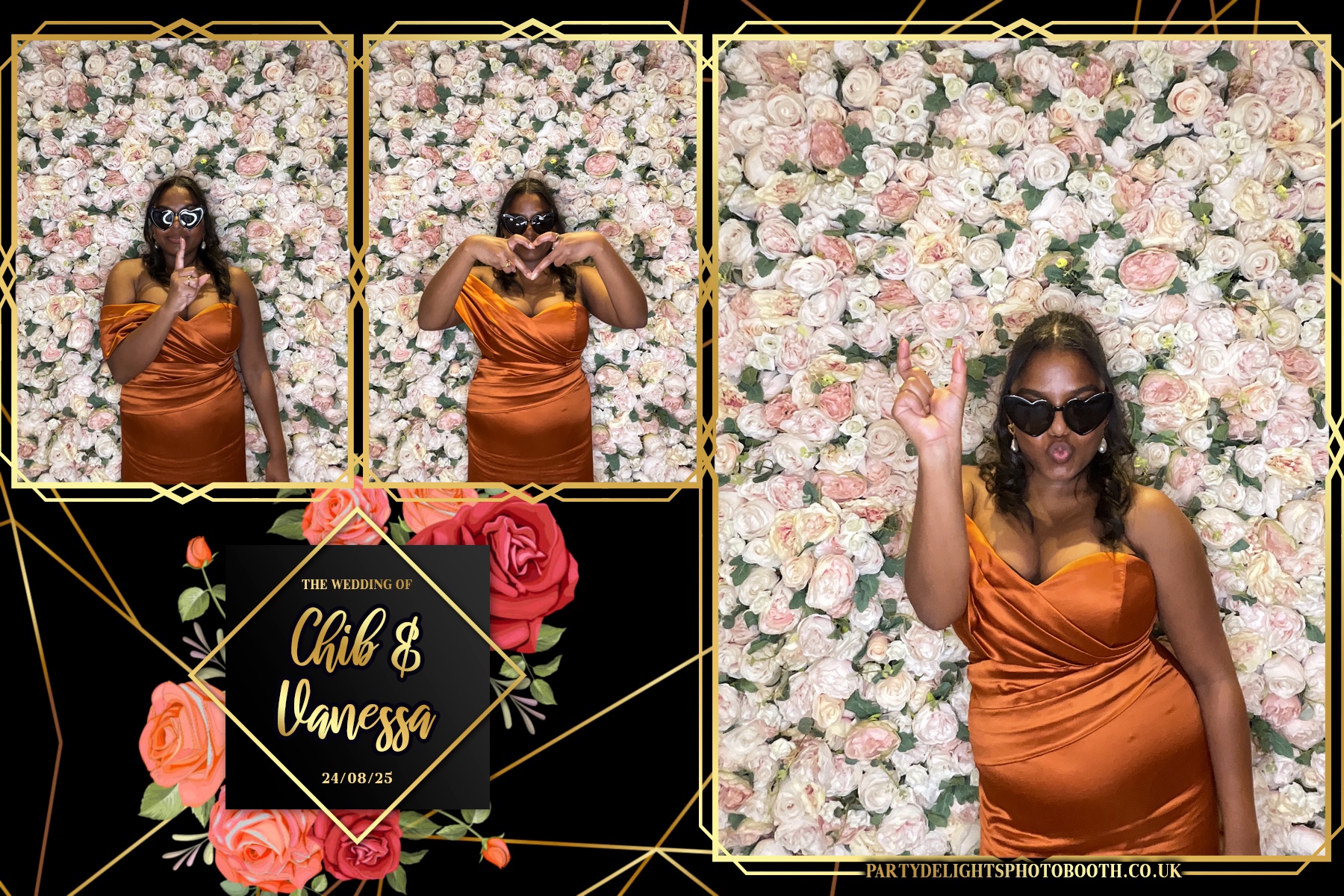 Vanessa and Chib's Wedding | View more photos from the event at gallery.partydelightsphotobooth.co.uk/u/PartyDelightsPhotoBooth/Vanessa-and-Chibs-Wedding
