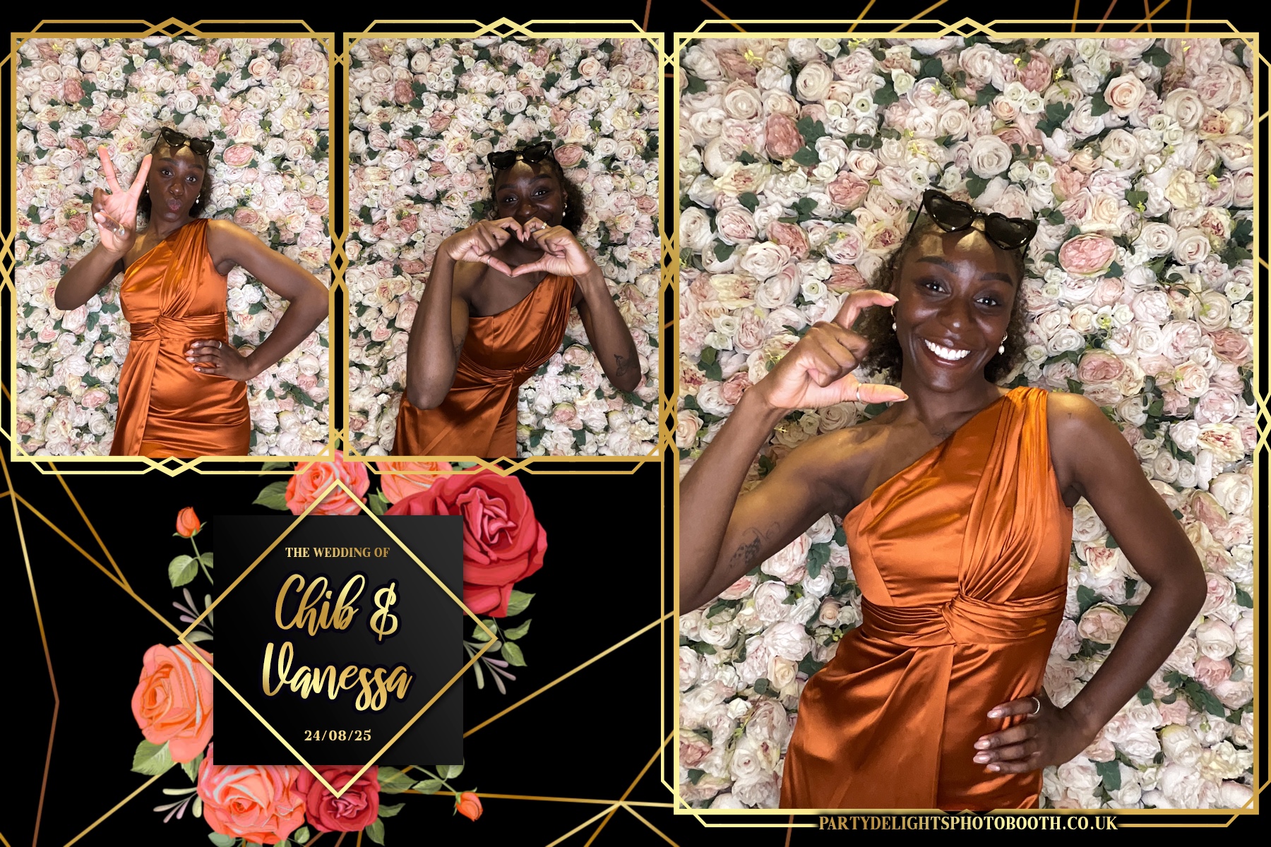 Vanessa and Chib's Wedding | View more photos from the event at gallery.partydelightsphotobooth.co.uk/u/PartyDelightsPhotoBooth/Vanessa-and-Chibs-Wedding