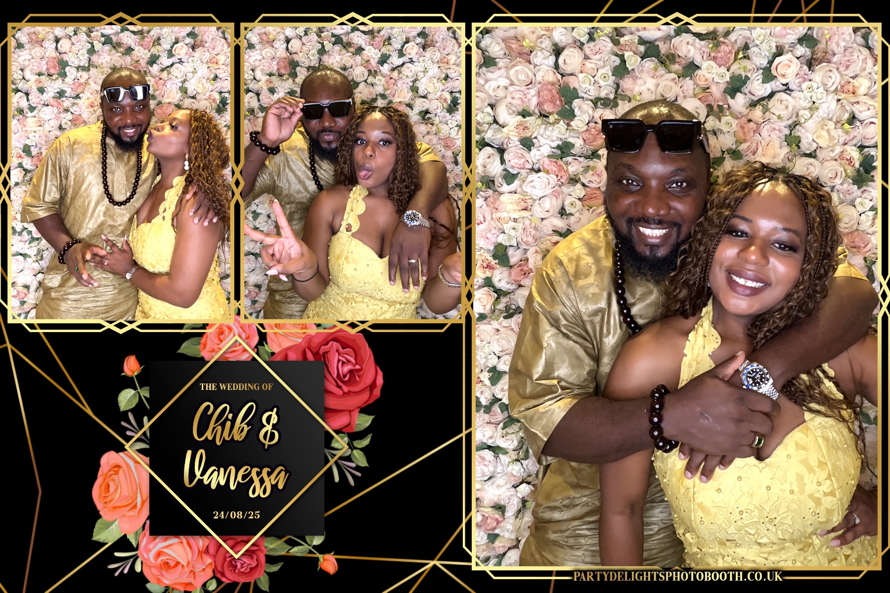 Vanessa and Chib's Wedding | View more photos from the event at gallery.partydelightsphotobooth.co.uk/u/PartyDelightsPhotoBooth/Vanessa-and-Chibs-Wedding