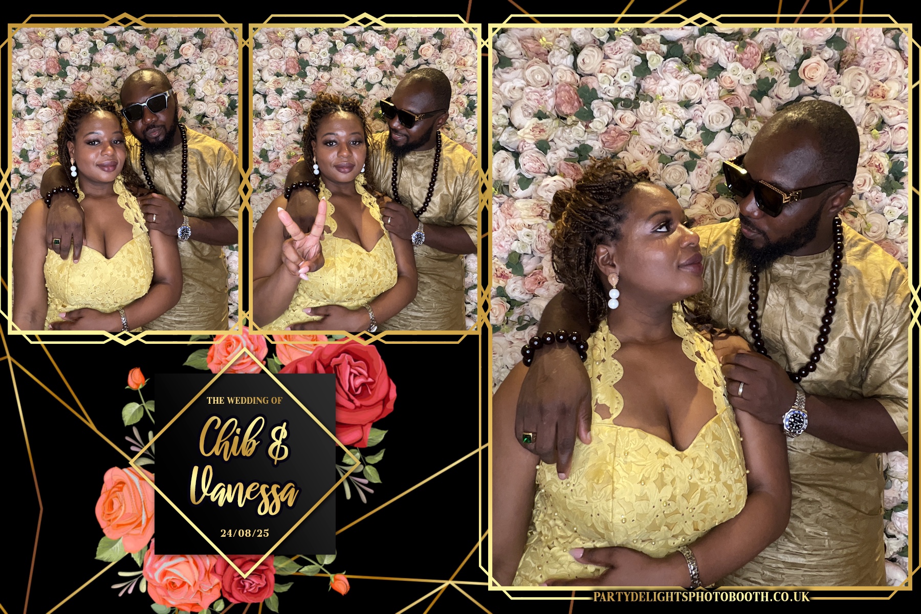Vanessa and Chib's Wedding | View more photos from the event at gallery.partydelightsphotobooth.co.uk/u/PartyDelightsPhotoBooth/Vanessa-and-Chibs-Wedding