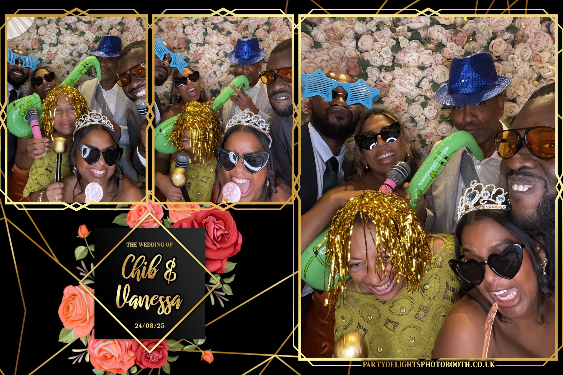 Vanessa and Chib's Wedding | View more photos from the event at gallery.partydelightsphotobooth.co.uk/u/PartyDelightsPhotoBooth/Vanessa-and-Chibs-Wedding