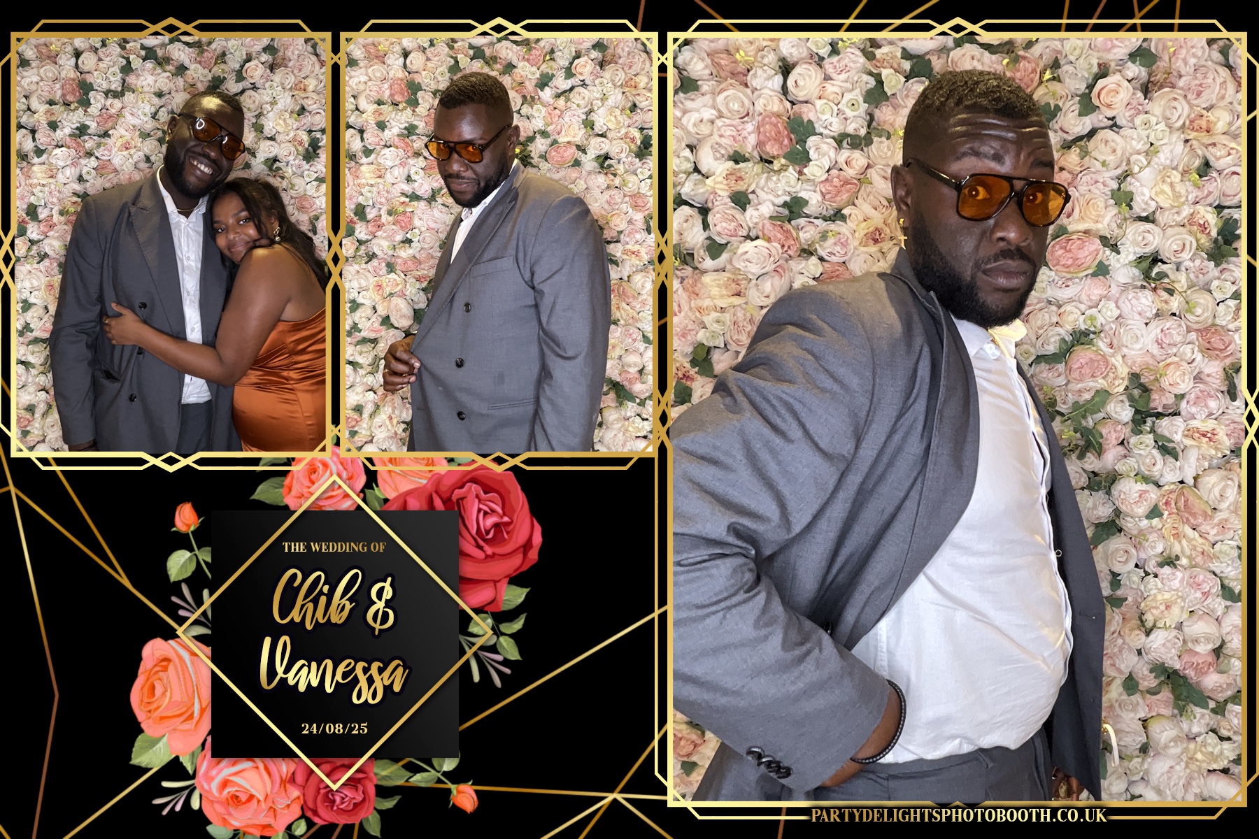 Vanessa and Chib's Wedding | View more photos from the event at gallery.partydelightsphotobooth.co.uk/u/PartyDelightsPhotoBooth/Vanessa-and-Chibs-Wedding