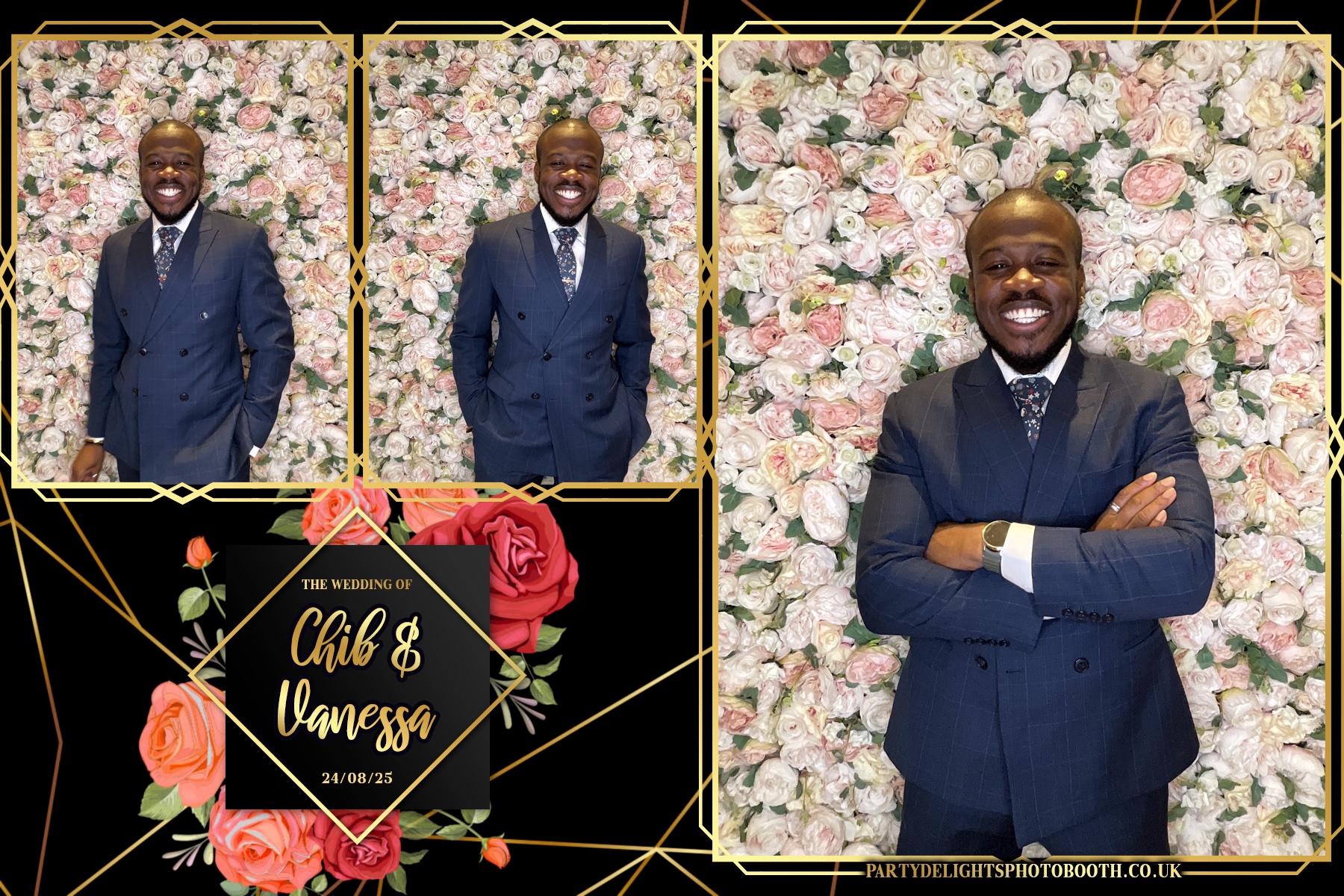 Vanessa and Chib's Wedding | View more photos from the event at gallery.partydelightsphotobooth.co.uk/u/PartyDelightsPhotoBooth/Vanessa-and-Chibs-Wedding