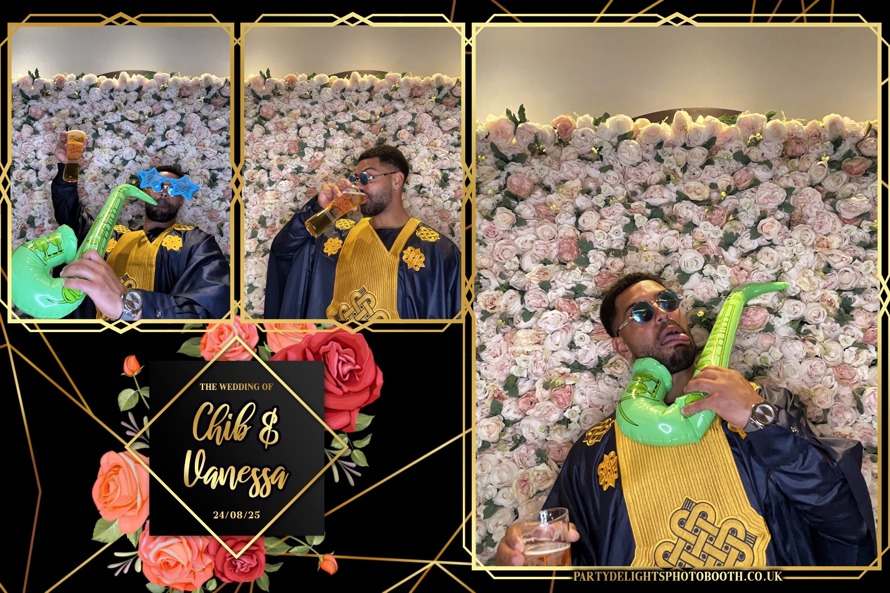 Vanessa and Chib's Wedding | View more photos from the event at gallery.partydelightsphotobooth.co.uk/u/PartyDelightsPhotoBooth/Vanessa-and-Chibs-Wedding