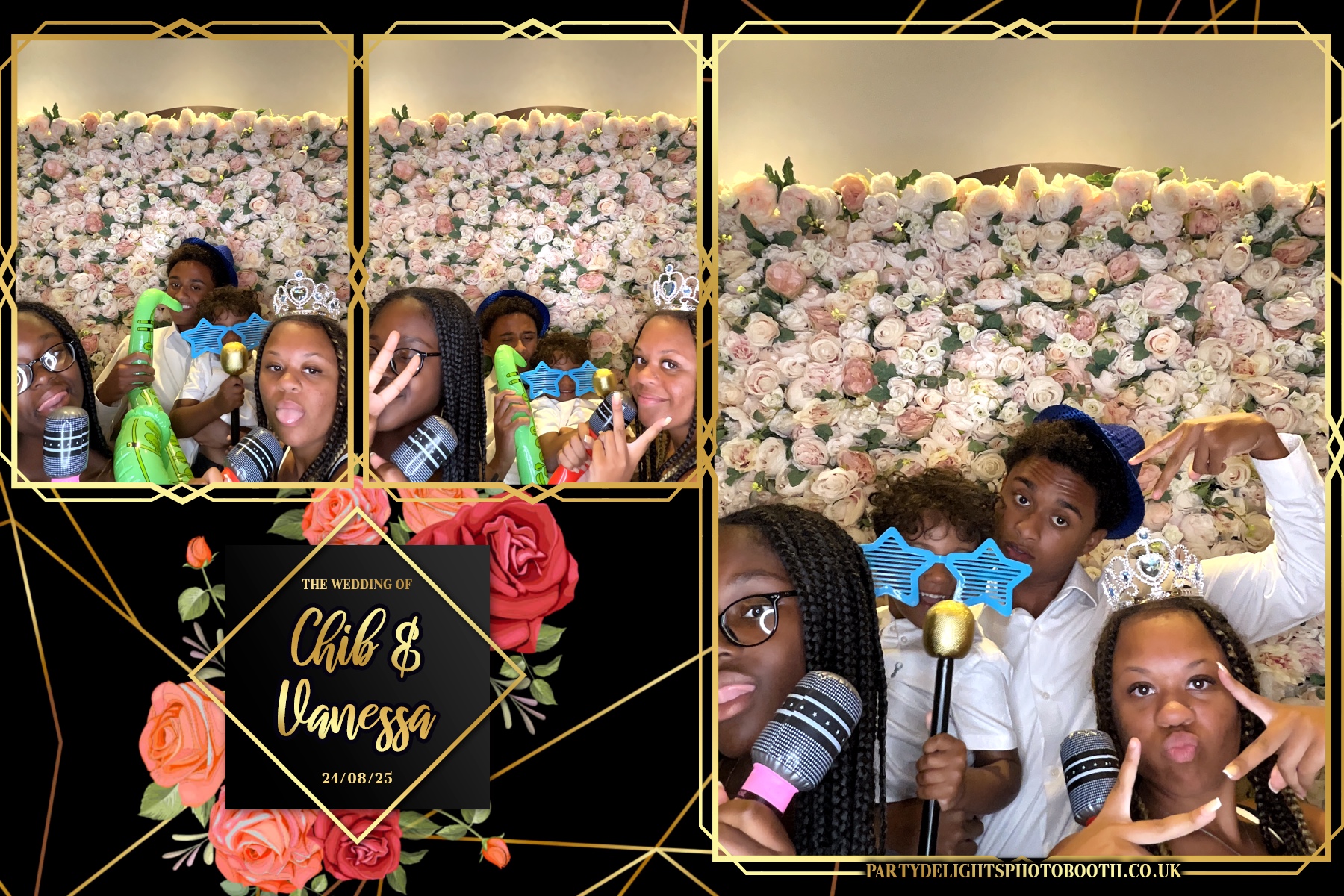 Vanessa and Chib's Wedding | View more photos from the event at gallery.partydelightsphotobooth.co.uk/u/PartyDelightsPhotoBooth/Vanessa-and-Chibs-Wedding