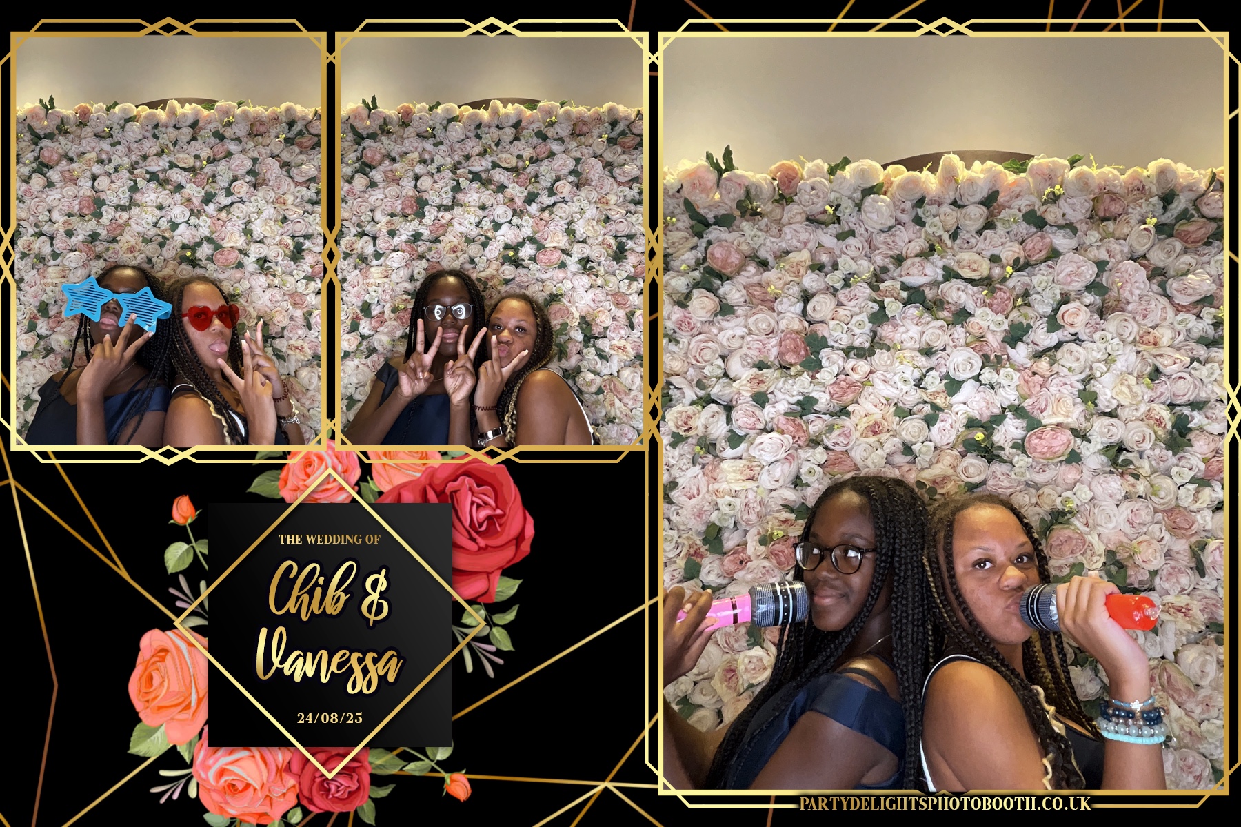 Vanessa and Chib's Wedding | View more photos from the event at gallery.partydelightsphotobooth.co.uk/u/PartyDelightsPhotoBooth/Vanessa-and-Chibs-Wedding