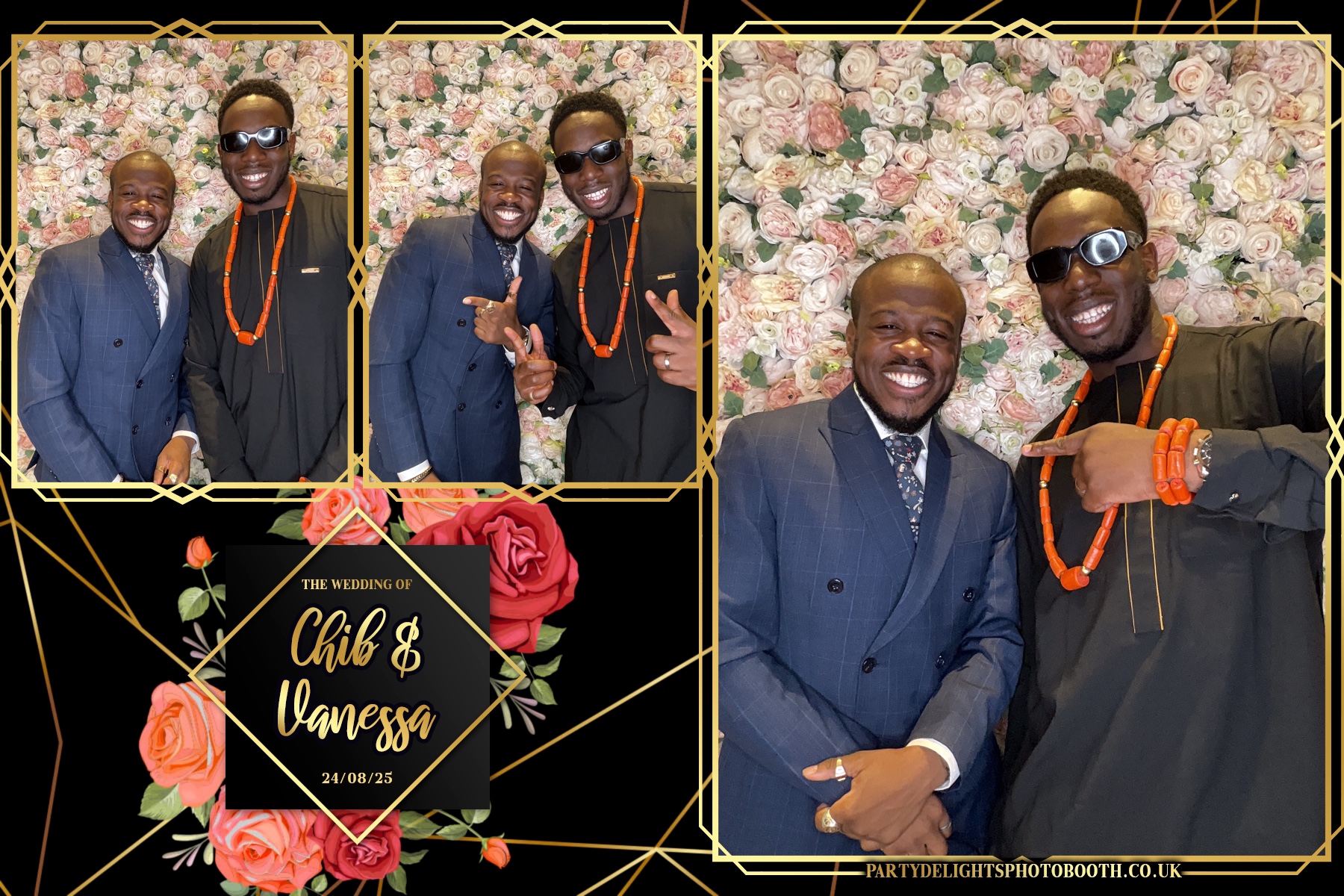 Vanessa and Chib's Wedding | View more photos from the event at gallery.partydelightsphotobooth.co.uk/u/PartyDelightsPhotoBooth/Vanessa-and-Chibs-Wedding