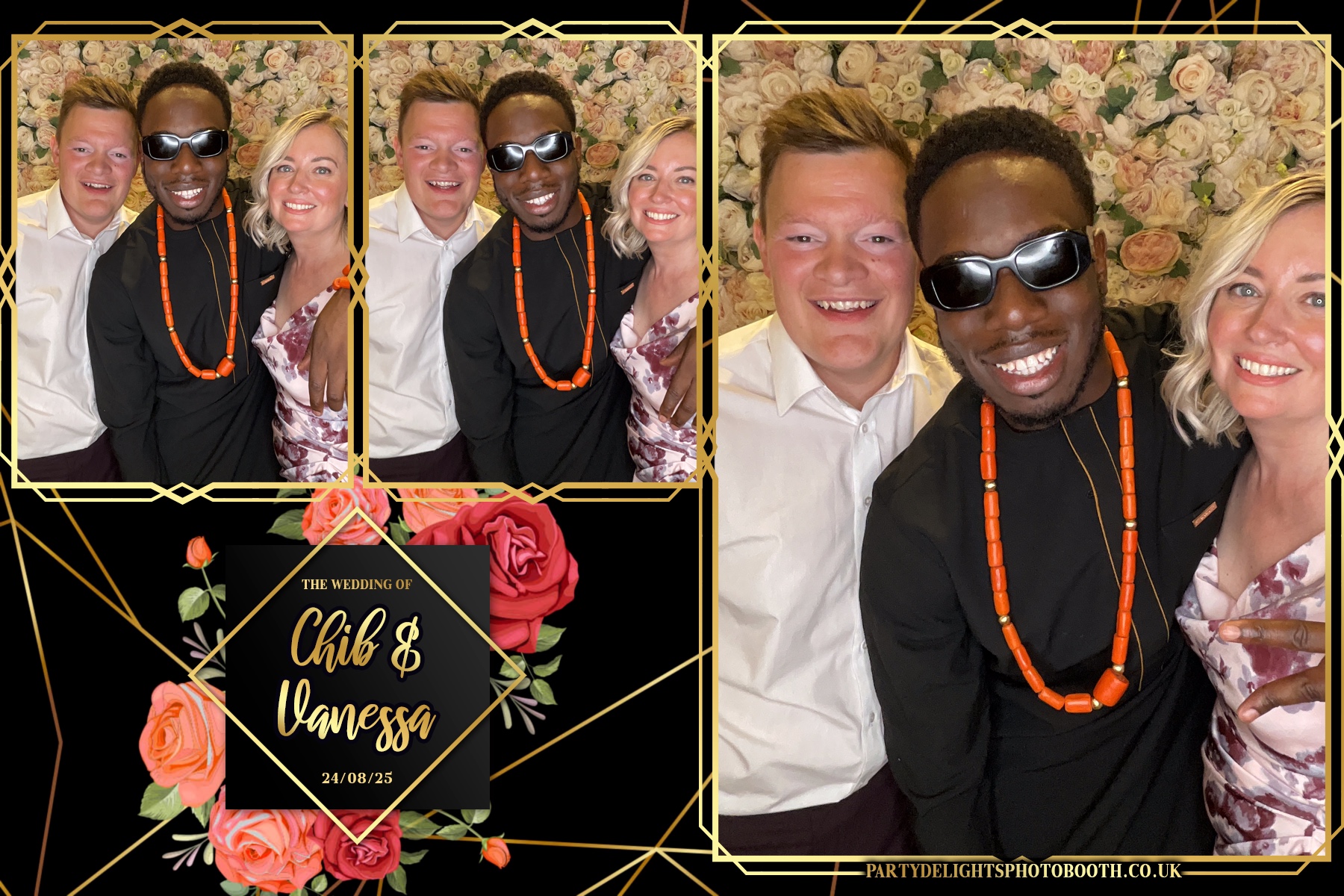 Vanessa and Chib's Wedding | View more photos from the event at gallery.partydelightsphotobooth.co.uk/u/PartyDelightsPhotoBooth/Vanessa-and-Chibs-Wedding