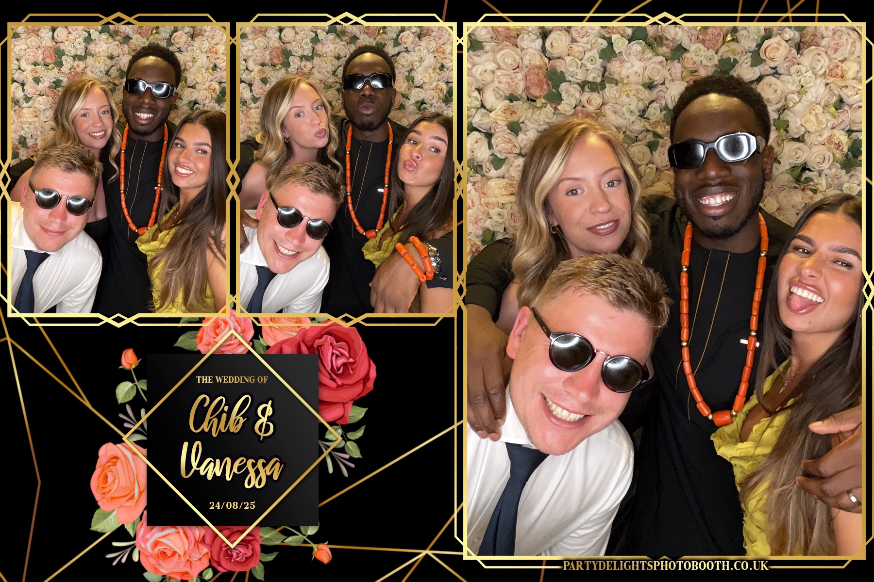 Vanessa and Chib's Wedding | View more photos from the event at gallery.partydelightsphotobooth.co.uk/u/PartyDelightsPhotoBooth/Vanessa-and-Chibs-Wedding