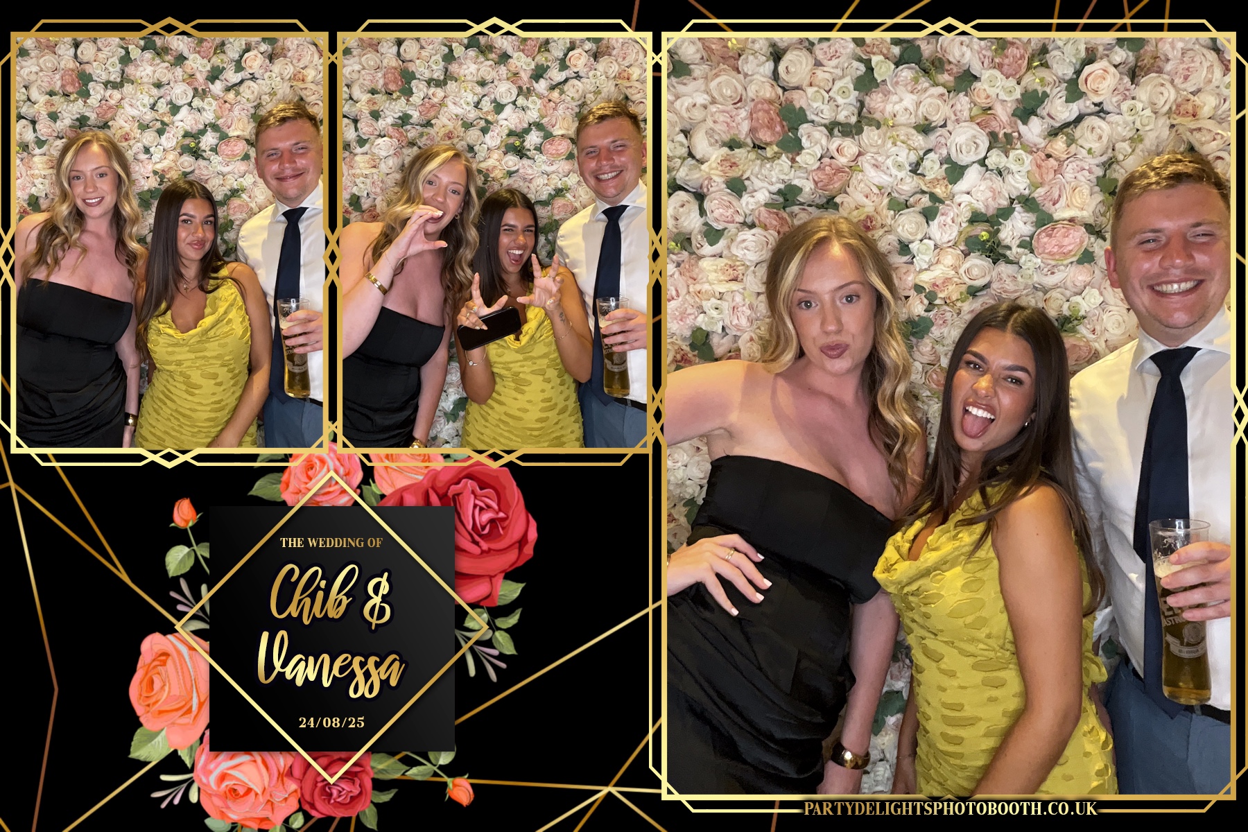 Vanessa and Chib's Wedding | View more photos from the event at gallery.partydelightsphotobooth.co.uk/u/PartyDelightsPhotoBooth/Vanessa-and-Chibs-Wedding