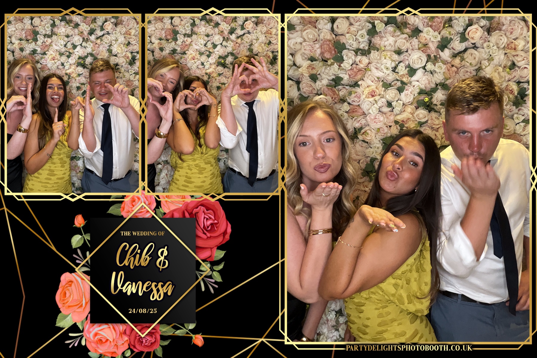 Vanessa and Chib's Wedding | View more photos from the event at gallery.partydelightsphotobooth.co.uk/u/PartyDelightsPhotoBooth/Vanessa-and-Chibs-Wedding