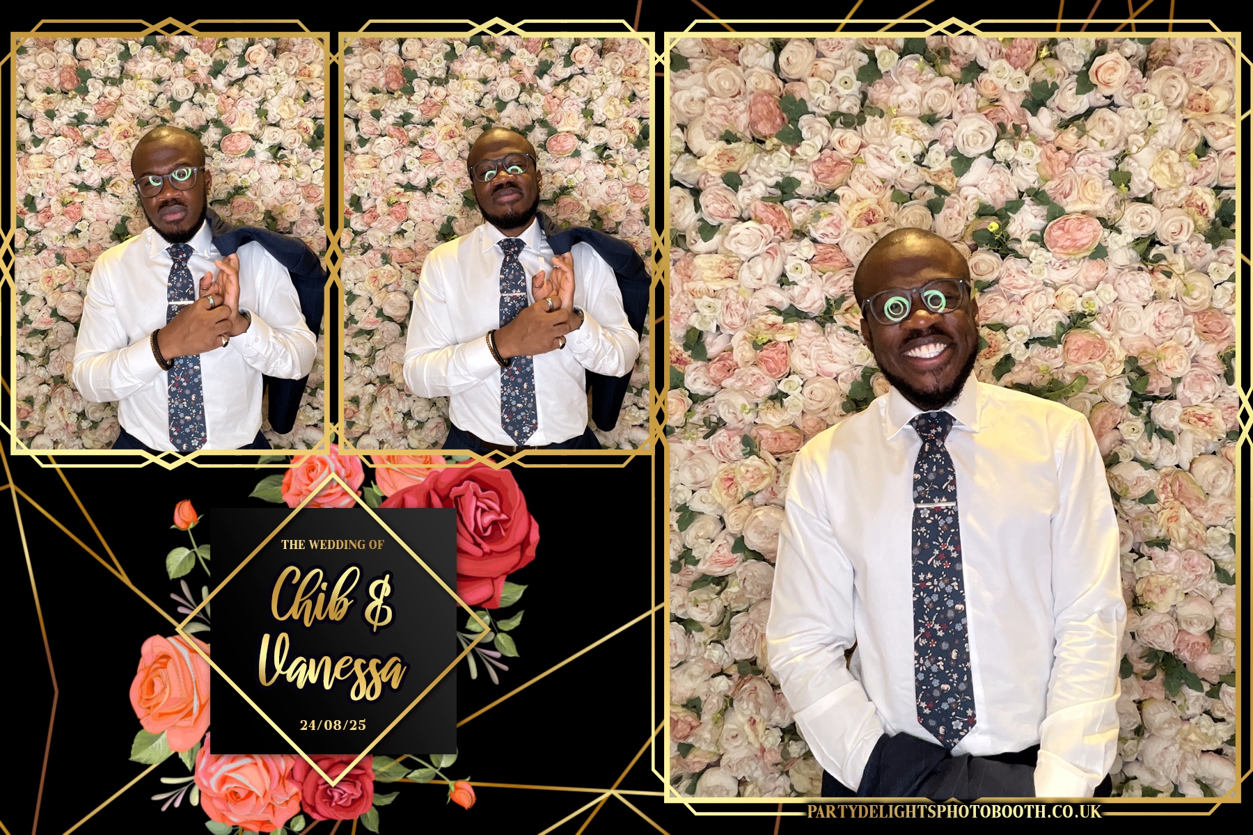 Vanessa and Chib's Wedding | View more photos from the event at gallery.partydelightsphotobooth.co.uk/u/PartyDelightsPhotoBooth/Vanessa-and-Chibs-Wedding