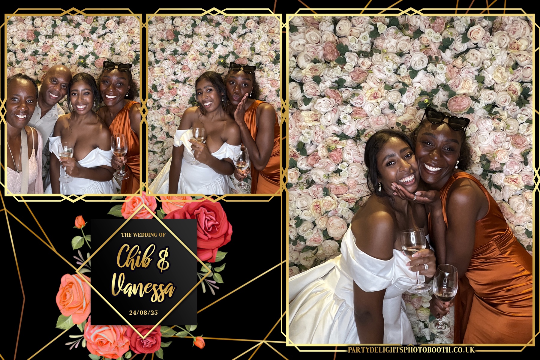 Vanessa and Chib's Wedding | View more photos from the event at gallery.partydelightsphotobooth.co.uk/u/PartyDelightsPhotoBooth/Vanessa-and-Chibs-Wedding