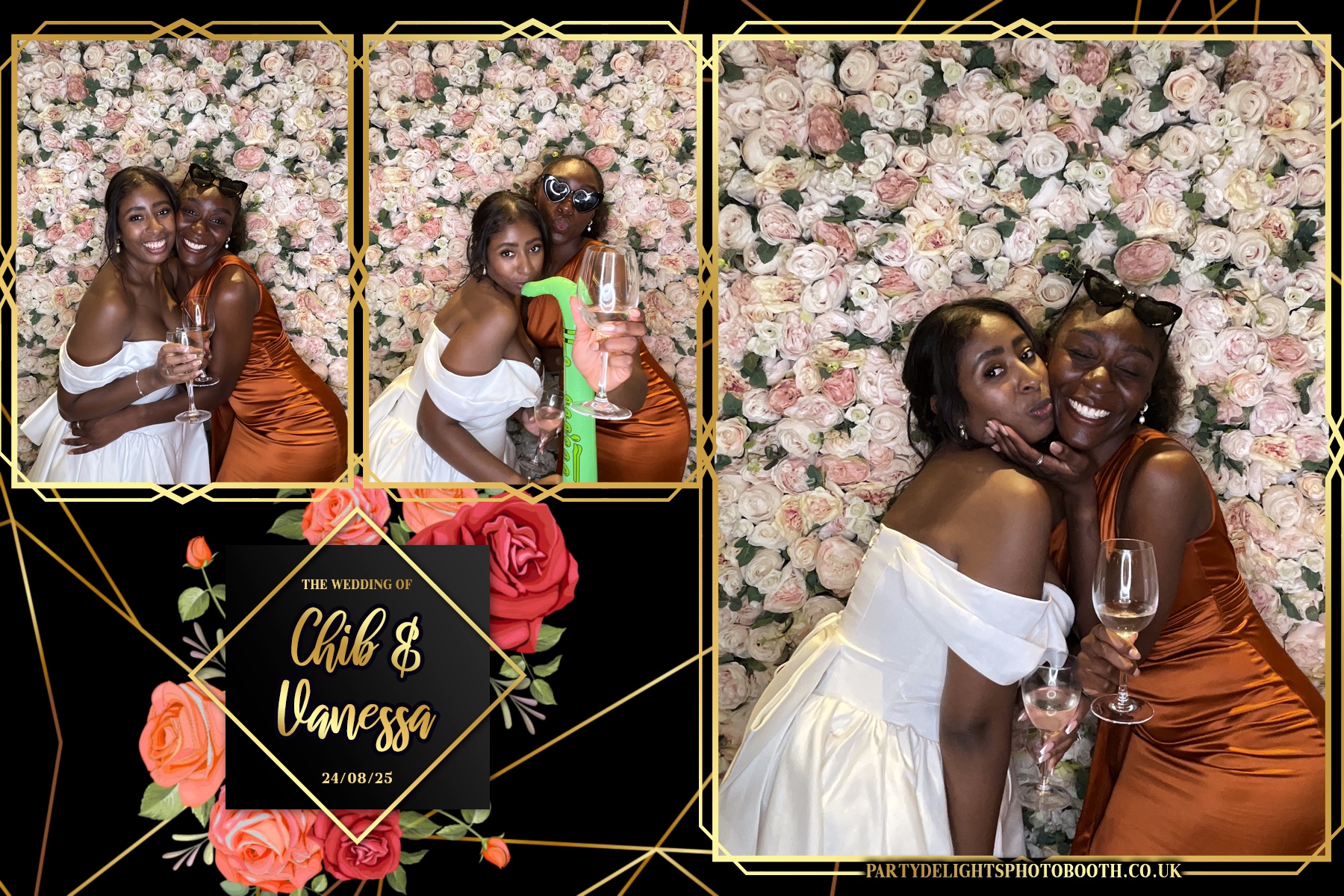 Vanessa and Chib's Wedding | View more photos from the event at gallery.partydelightsphotobooth.co.uk/u/PartyDelightsPhotoBooth/Vanessa-and-Chibs-Wedding