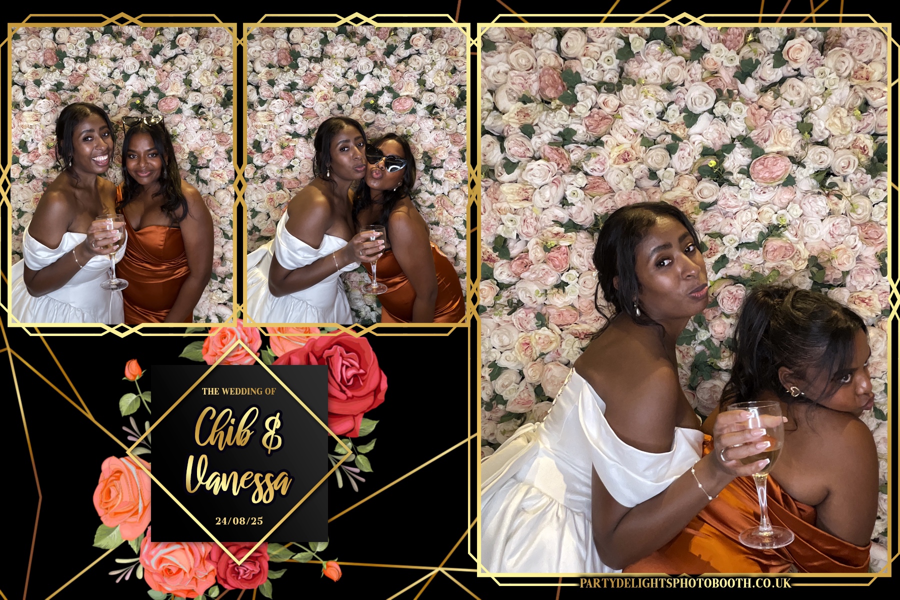 Vanessa and Chib's Wedding | View more photos from the event at gallery.partydelightsphotobooth.co.uk/u/PartyDelightsPhotoBooth/Vanessa-and-Chibs-Wedding