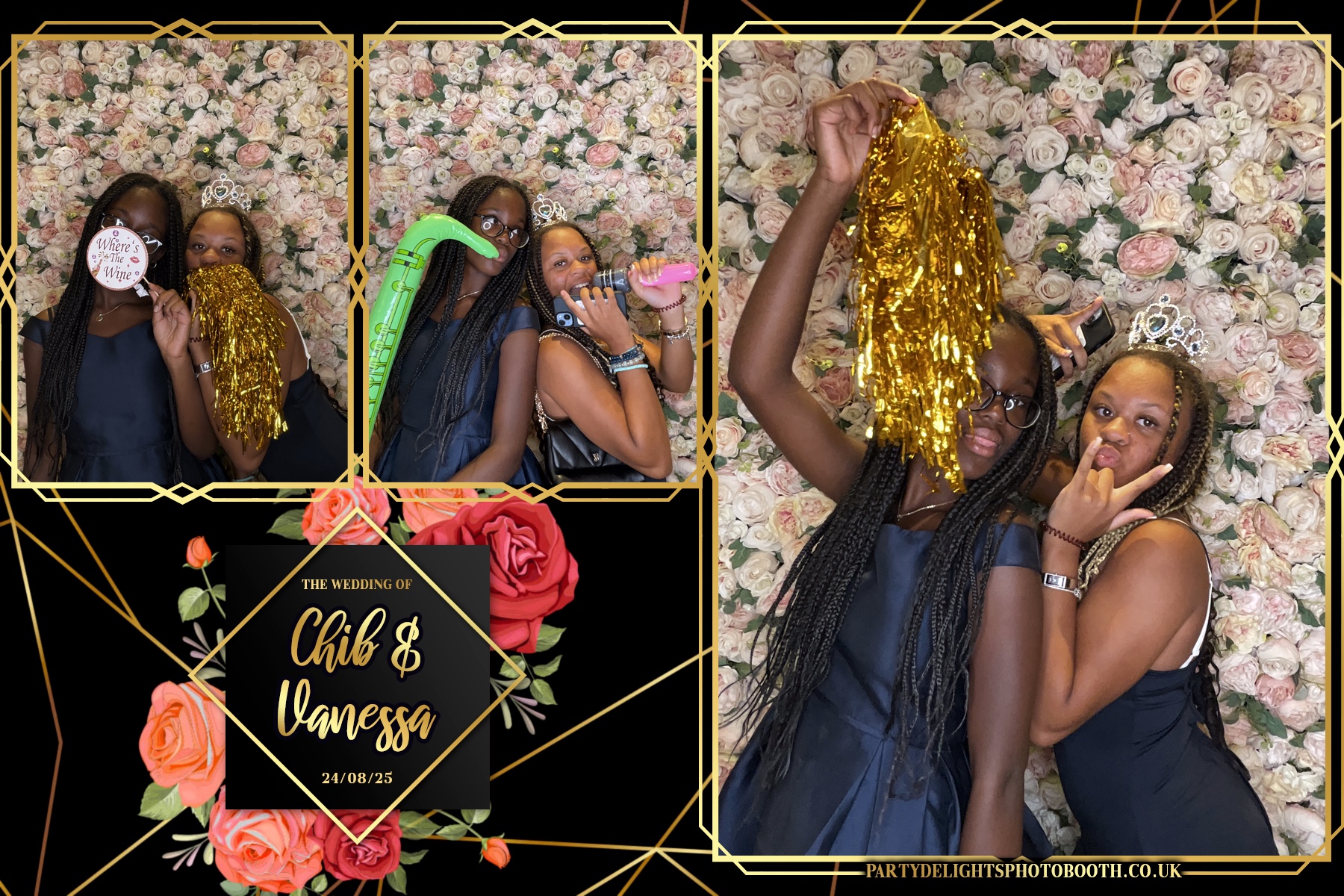 Vanessa and Chib's Wedding | View more photos from the event at gallery.partydelightsphotobooth.co.uk/u/PartyDelightsPhotoBooth/Vanessa-and-Chibs-Wedding