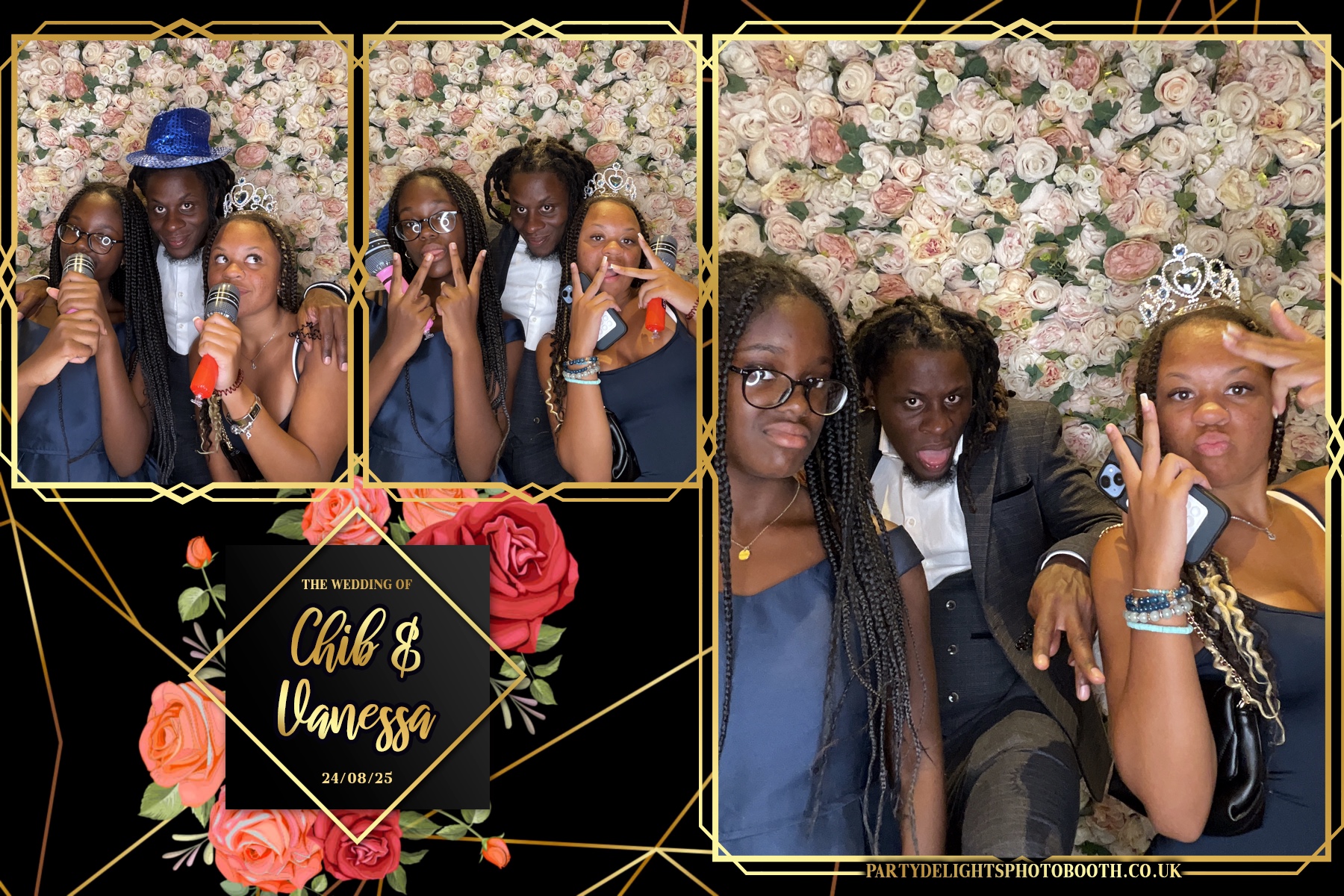 Vanessa and Chib's Wedding | View more photos from the event at gallery.partydelightsphotobooth.co.uk/u/PartyDelightsPhotoBooth/Vanessa-and-Chibs-Wedding