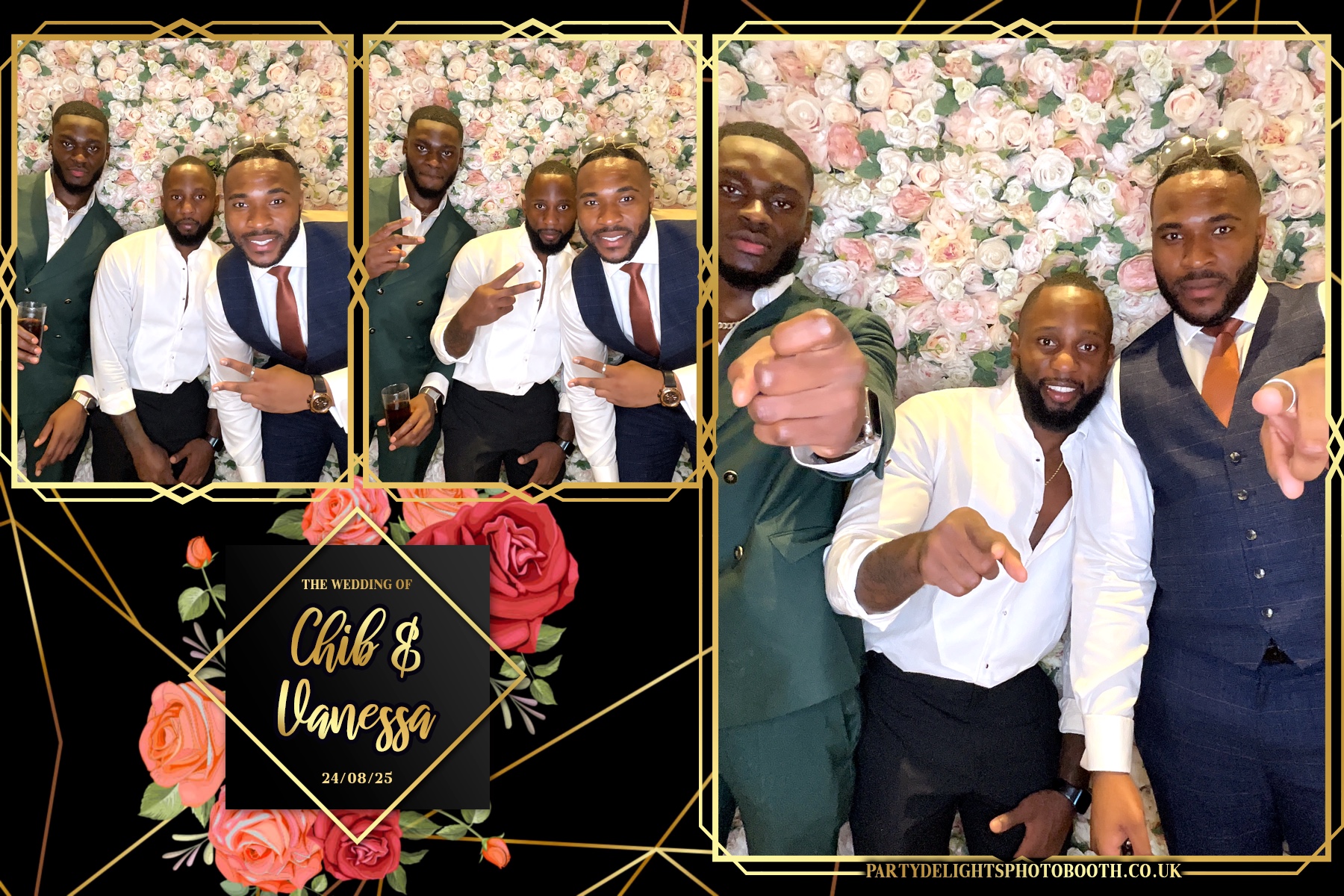 Vanessa and Chib's Wedding | View more photos from the event at gallery.partydelightsphotobooth.co.uk/u/PartyDelightsPhotoBooth/Vanessa-and-Chibs-Wedding