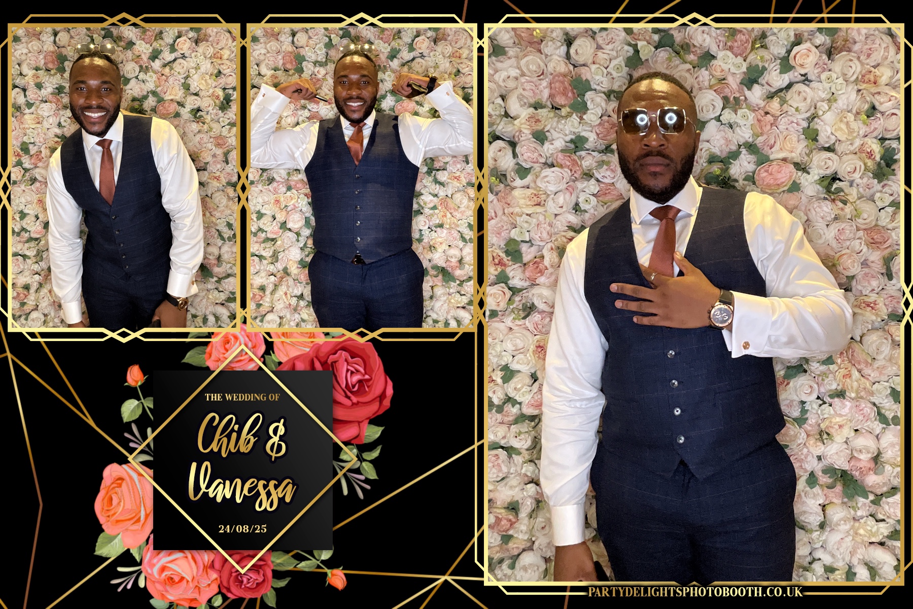 Vanessa and Chib's Wedding | View more photos from the event at gallery.partydelightsphotobooth.co.uk/u/PartyDelightsPhotoBooth/Vanessa-and-Chibs-Wedding
