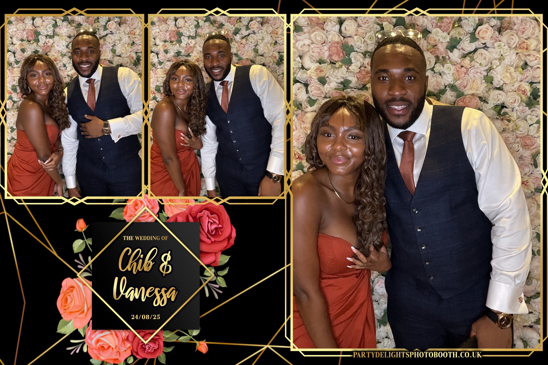 Vanessa and Chib's Wedding | View more photos from the event at gallery.partydelightsphotobooth.co.uk/u/PartyDelightsPhotoBooth/Vanessa-and-Chibs-Wedding