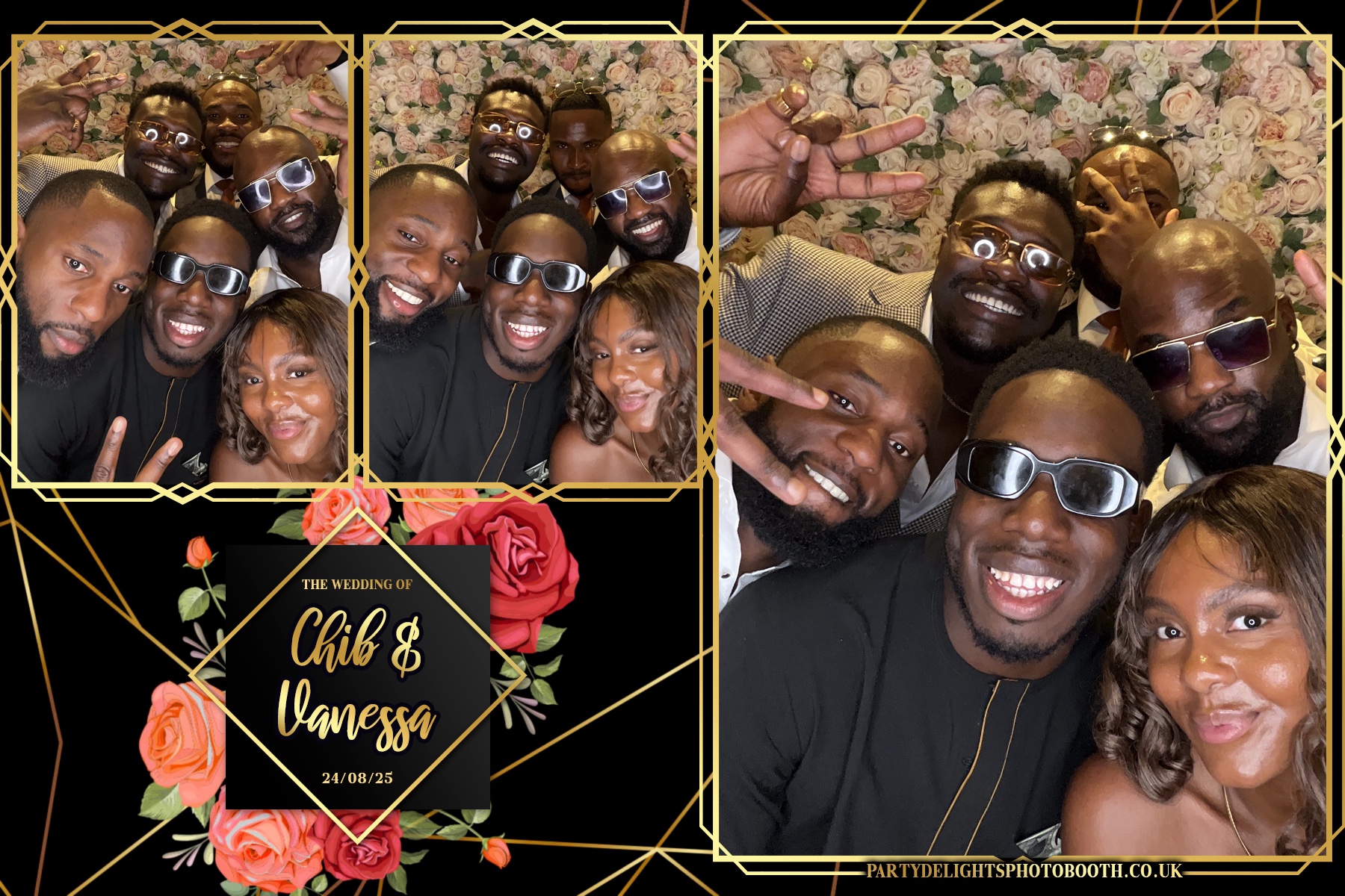 Vanessa and Chib's Wedding | View more photos from the event at gallery.partydelightsphotobooth.co.uk/u/PartyDelightsPhotoBooth/Vanessa-and-Chibs-Wedding