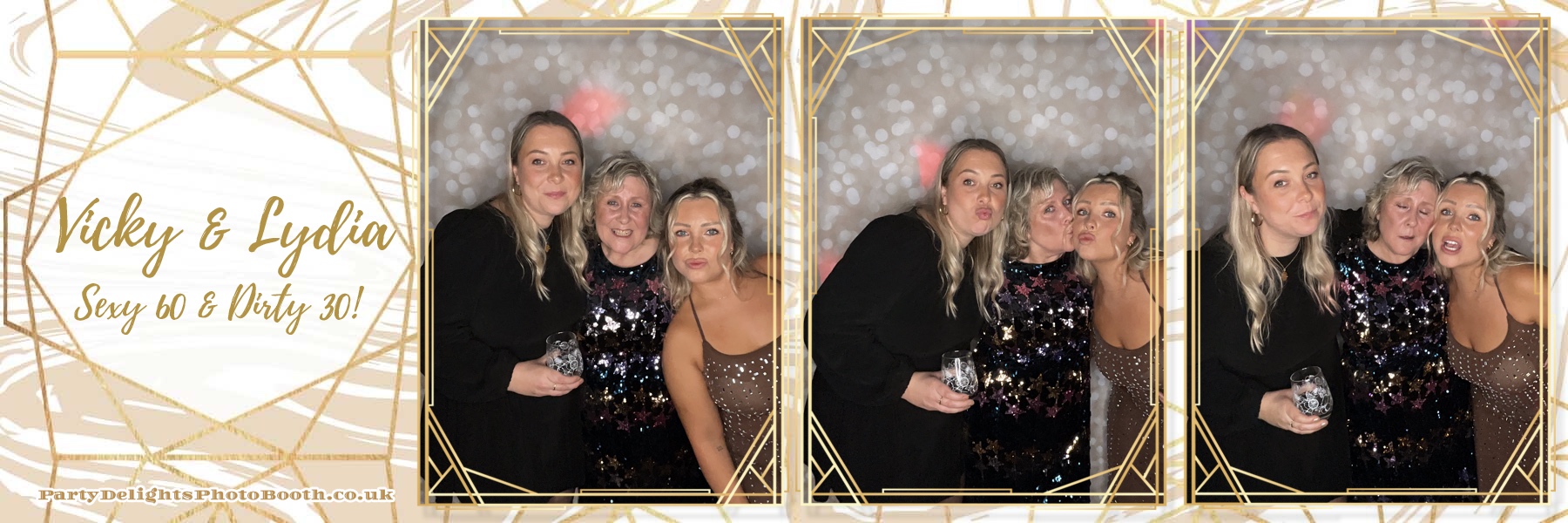 Vicky & Lydia 60th & 30th Birthday Party | View more photos from the event at gallery.partydelightsphotobooth.co.uk/u/PartyDelightsPhotoBooth/Vicky-Lydia-60th-30th-Birthday-Party