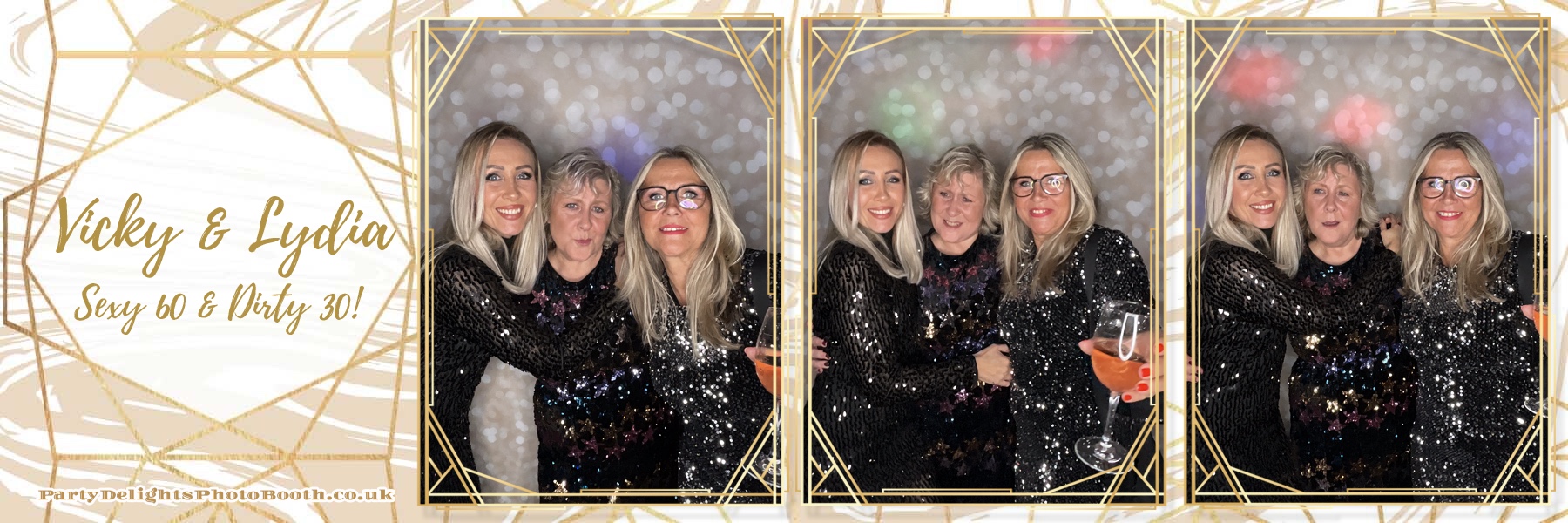 Vicky & Lydia 60th & 30th Birthday Party | View more photos from the event at gallery.partydelightsphotobooth.co.uk/u/PartyDelightsPhotoBooth/Vicky-Lydia-60th-30th-Birthday-Party