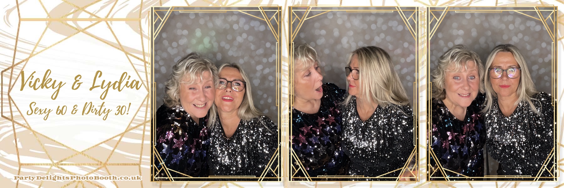 Vicky & Lydia 60th & 30th Birthday Party | View more photos from the event at gallery.partydelightsphotobooth.co.uk/u/PartyDelightsPhotoBooth/Vicky-Lydia-60th-30th-Birthday-Party