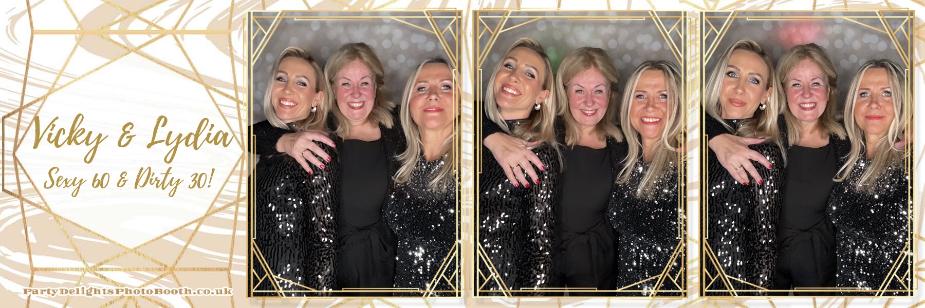 Vicky & Lydia 60th & 30th Birthday Party | View more photos from the event at gallery.partydelightsphotobooth.co.uk/u/PartyDelightsPhotoBooth/Vicky-Lydia-60th-30th-Birthday-Party