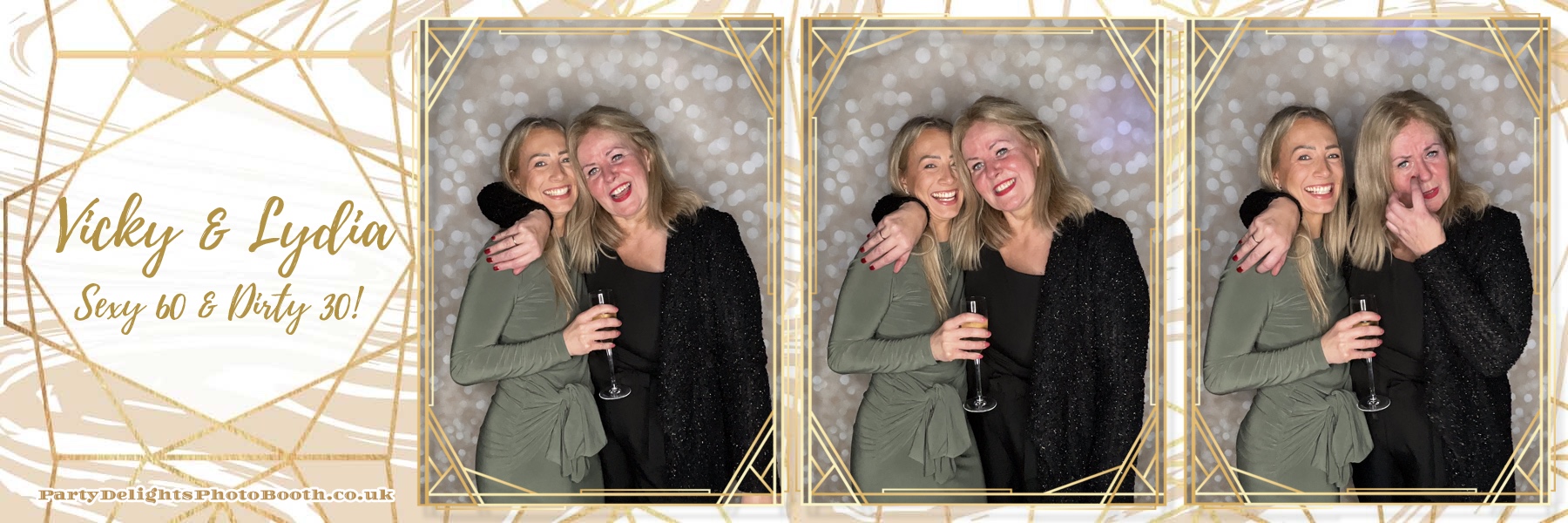 Vicky & Lydia 60th & 30th Birthday Party | View more photos from the event at gallery.partydelightsphotobooth.co.uk/u/PartyDelightsPhotoBooth/Vicky-Lydia-60th-30th-Birthday-Party
