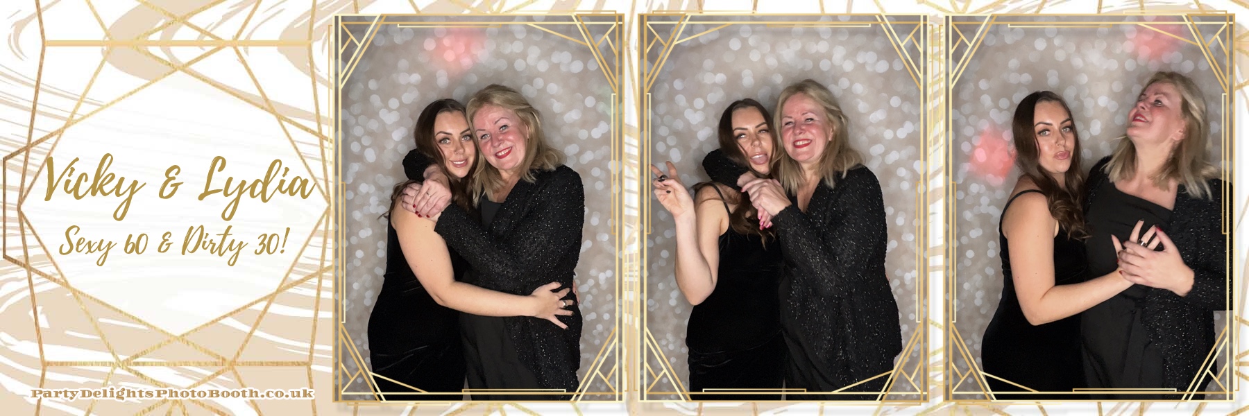 Vicky & Lydia 60th & 30th Birthday Party | View more photos from the event at gallery.partydelightsphotobooth.co.uk/u/PartyDelightsPhotoBooth/Vicky-Lydia-60th-30th-Birthday-Party