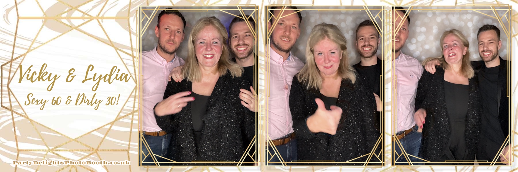 Vicky & Lydia 60th & 30th Birthday Party | View more photos from the event at gallery.partydelightsphotobooth.co.uk/u/PartyDelightsPhotoBooth/Vicky-Lydia-60th-30th-Birthday-Party