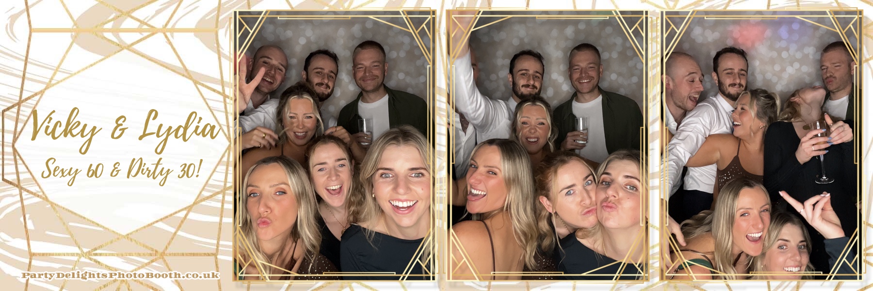 Vicky & Lydia 60th & 30th Birthday Party | View more photos from the event at gallery.partydelightsphotobooth.co.uk/u/PartyDelightsPhotoBooth/Vicky-Lydia-60th-30th-Birthday-Party