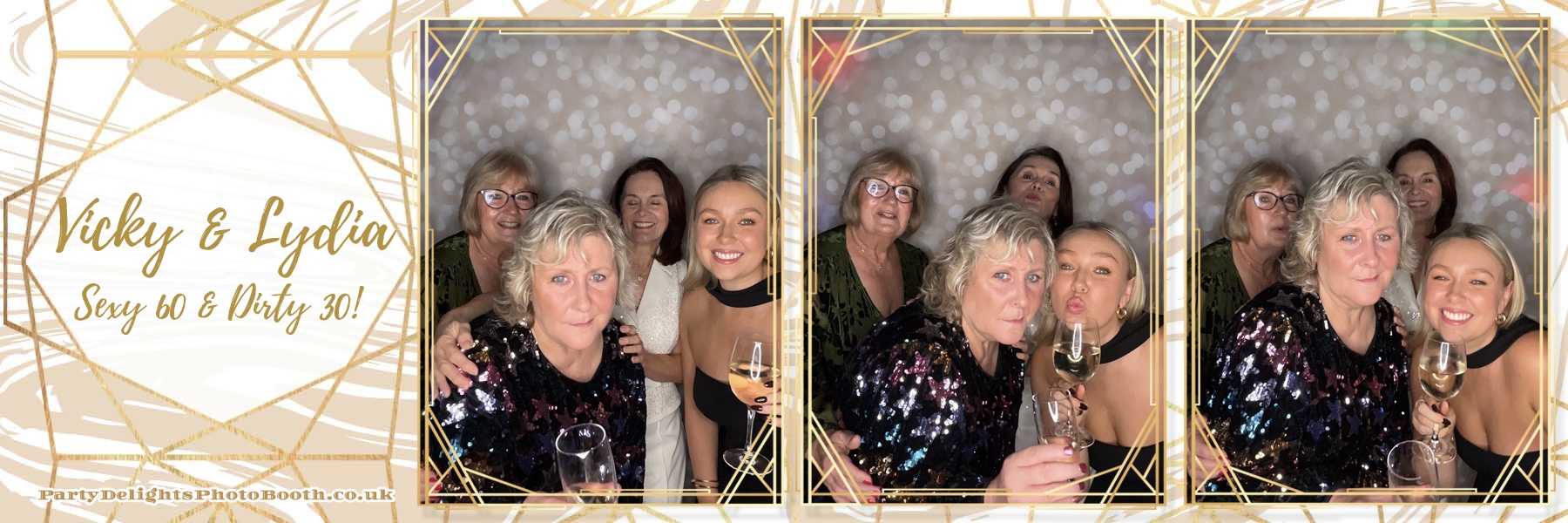 Vicky & Lydia 60th & 30th Birthday Party | View more photos from the event at gallery.partydelightsphotobooth.co.uk/u/PartyDelightsPhotoBooth/Vicky-Lydia-60th-30th-Birthday-Party