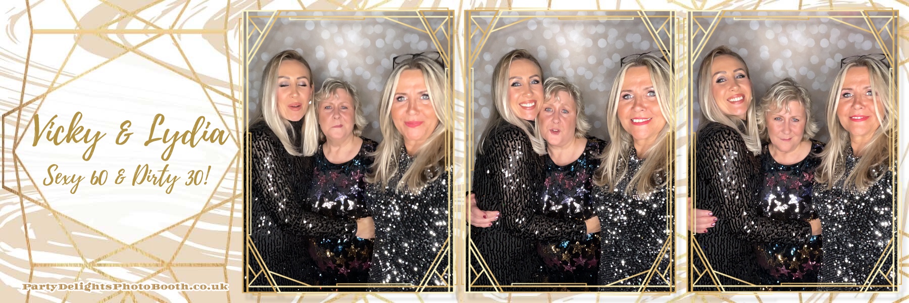 Vicky & Lydia 60th & 30th Birthday Party | View more photos from the event at gallery.partydelightsphotobooth.co.uk/u/PartyDelightsPhotoBooth/Vicky-Lydia-60th-30th-Birthday-Party