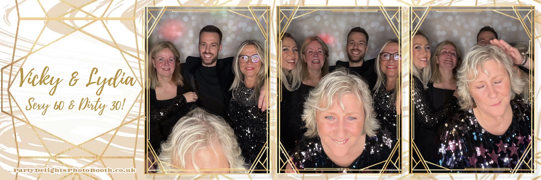 Vicky & Lydia 60th & 30th Birthday Party | View more photos from the event at gallery.partydelightsphotobooth.co.uk/u/PartyDelightsPhotoBooth/Vicky-Lydia-60th-30th-Birthday-Party