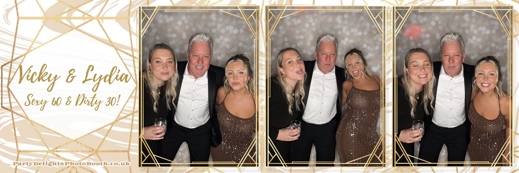 Vicky & Lydia 60th & 30th Birthday Party | View more photos from the event at gallery.partydelightsphotobooth.co.uk/u/PartyDelightsPhotoBooth/Vicky-Lydia-60th-30th-Birthday-Party