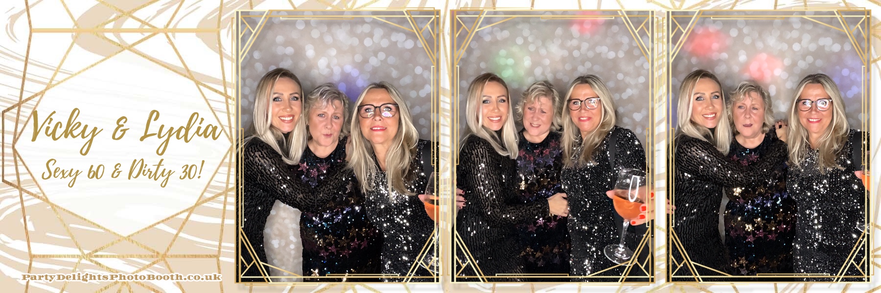 Vicky & Lydia 60th & 30th Birthday Party | View more photos from the event at gallery.partydelightsphotobooth.co.uk/u/PartyDelightsPhotoBooth/Vicky-Lydia-60th-30th-Birthday-Party