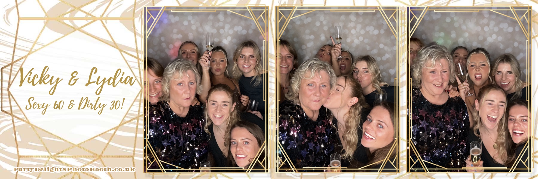 Vicky & Lydia 60th & 30th Birthday Party | View more photos from the event at gallery.partydelightsphotobooth.co.uk/u/PartyDelightsPhotoBooth/Vicky-Lydia-60th-30th-Birthday-Party