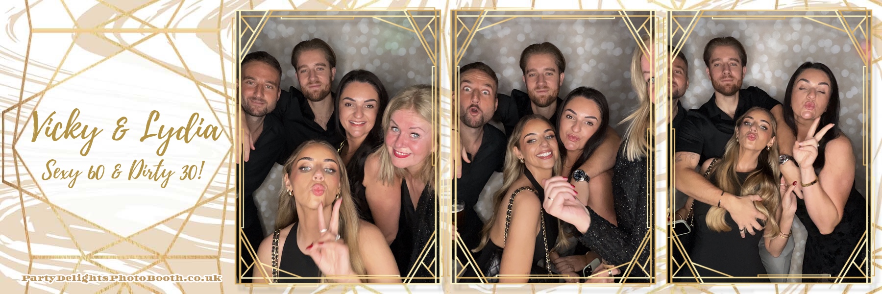 Vicky & Lydia 60th & 30th Birthday Party | View more photos from the event at gallery.partydelightsphotobooth.co.uk/u/PartyDelightsPhotoBooth/Vicky-Lydia-60th-30th-Birthday-Party