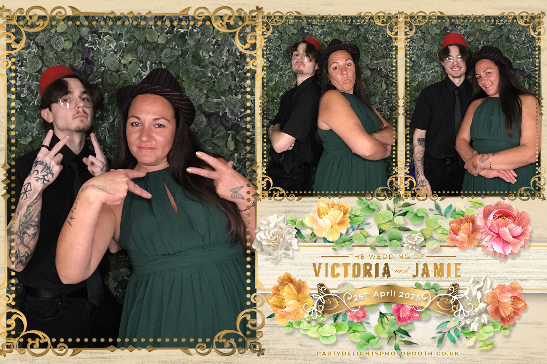 Victoria and Jamie’s wedding | View more photos from the event at gallery.partydelightsphotobooth.co.uk/u/PartyDelightsPhotoBooth/Victoria-and-Jamie’s-wedding