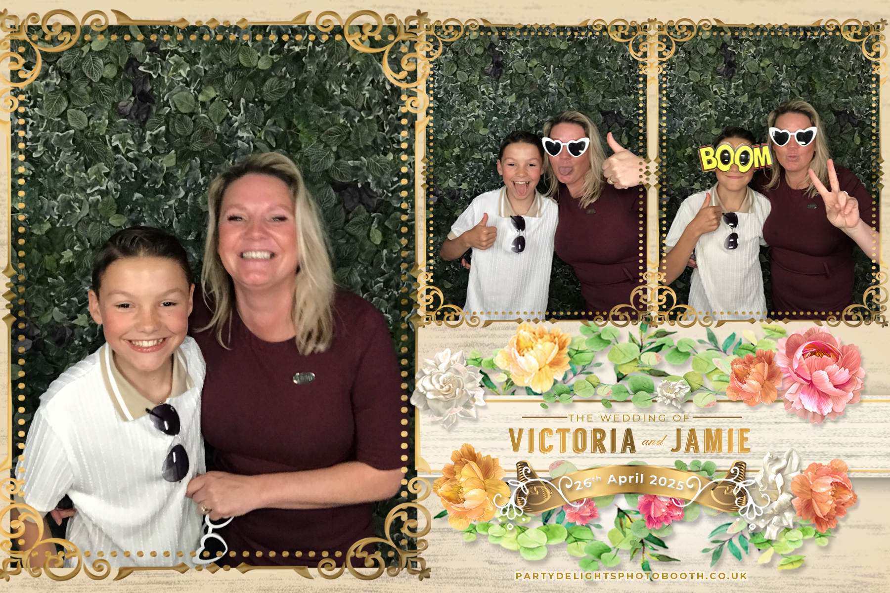 Victoria and Jamie’s wedding | View more photos from the event at gallery.partydelightsphotobooth.co.uk/u/PartyDelightsPhotoBooth/Victoria-and-Jamie’s-wedding