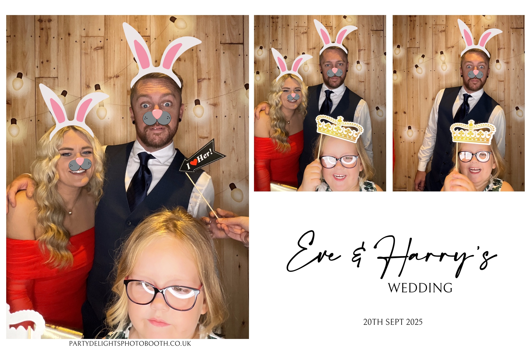 Wedding of Eve and Harry | View more photos from the event at gallery.partydelightsphotobooth.co.uk/u/PartyDelightsPhotoBooth/Wedding-of-Eve-and-Harry