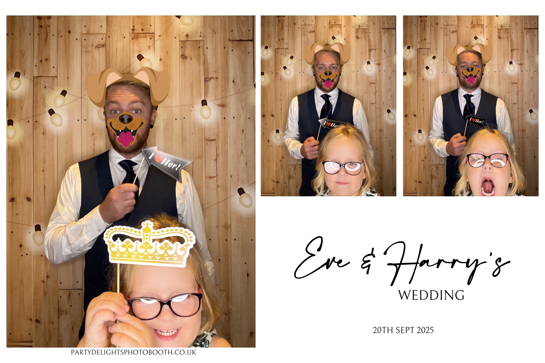 Wedding of Eve and Harry | View more photos from the event at gallery.partydelightsphotobooth.co.uk/u/PartyDelightsPhotoBooth/Wedding-of-Eve-and-Harry
