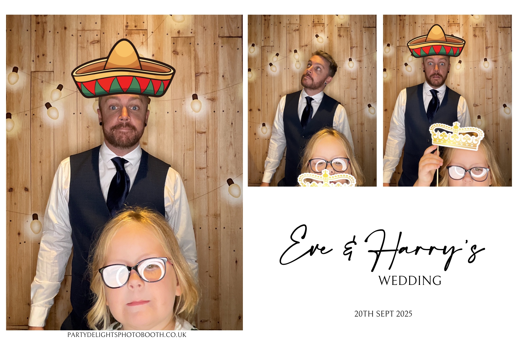Wedding of Eve and Harry | View more photos from the event at gallery.partydelightsphotobooth.co.uk/u/PartyDelightsPhotoBooth/Wedding-of-Eve-and-Harry