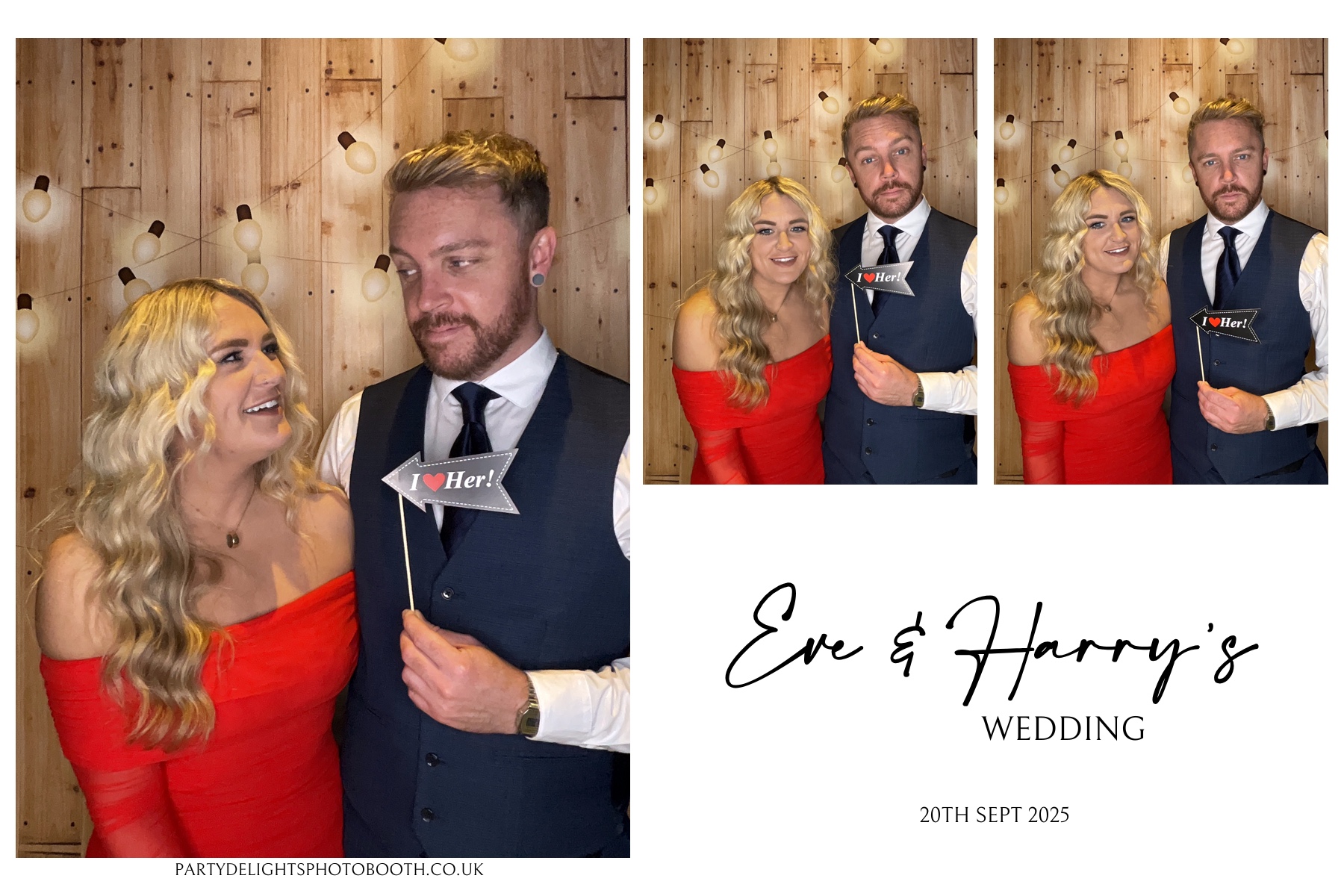 Wedding of Eve and Harry | View more photos from the event at gallery.partydelightsphotobooth.co.uk/u/PartyDelightsPhotoBooth/Wedding-of-Eve-and-Harry