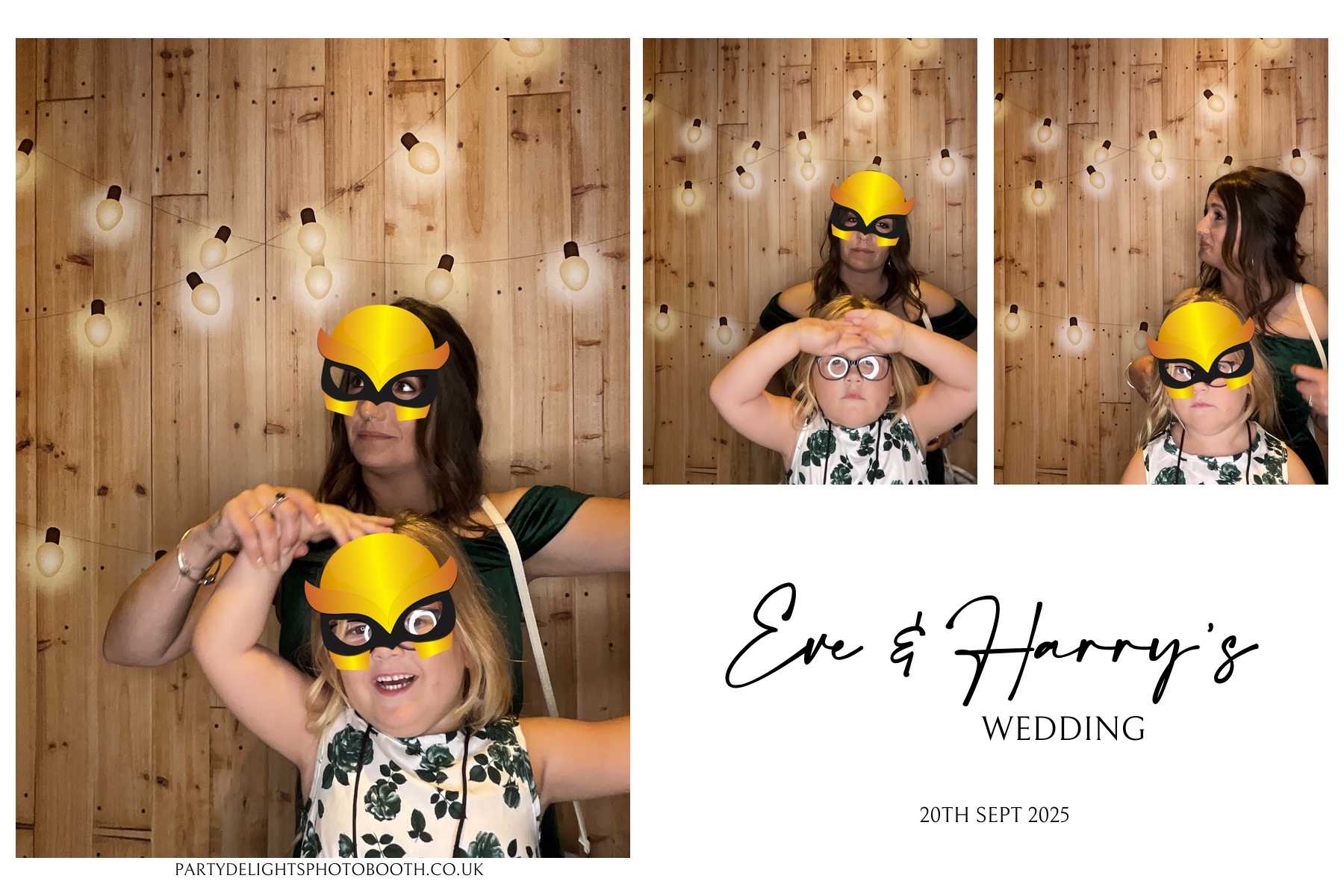 Wedding of Eve and Harry | View more photos from the event at gallery.partydelightsphotobooth.co.uk/u/PartyDelightsPhotoBooth/Wedding-of-Eve-and-Harry