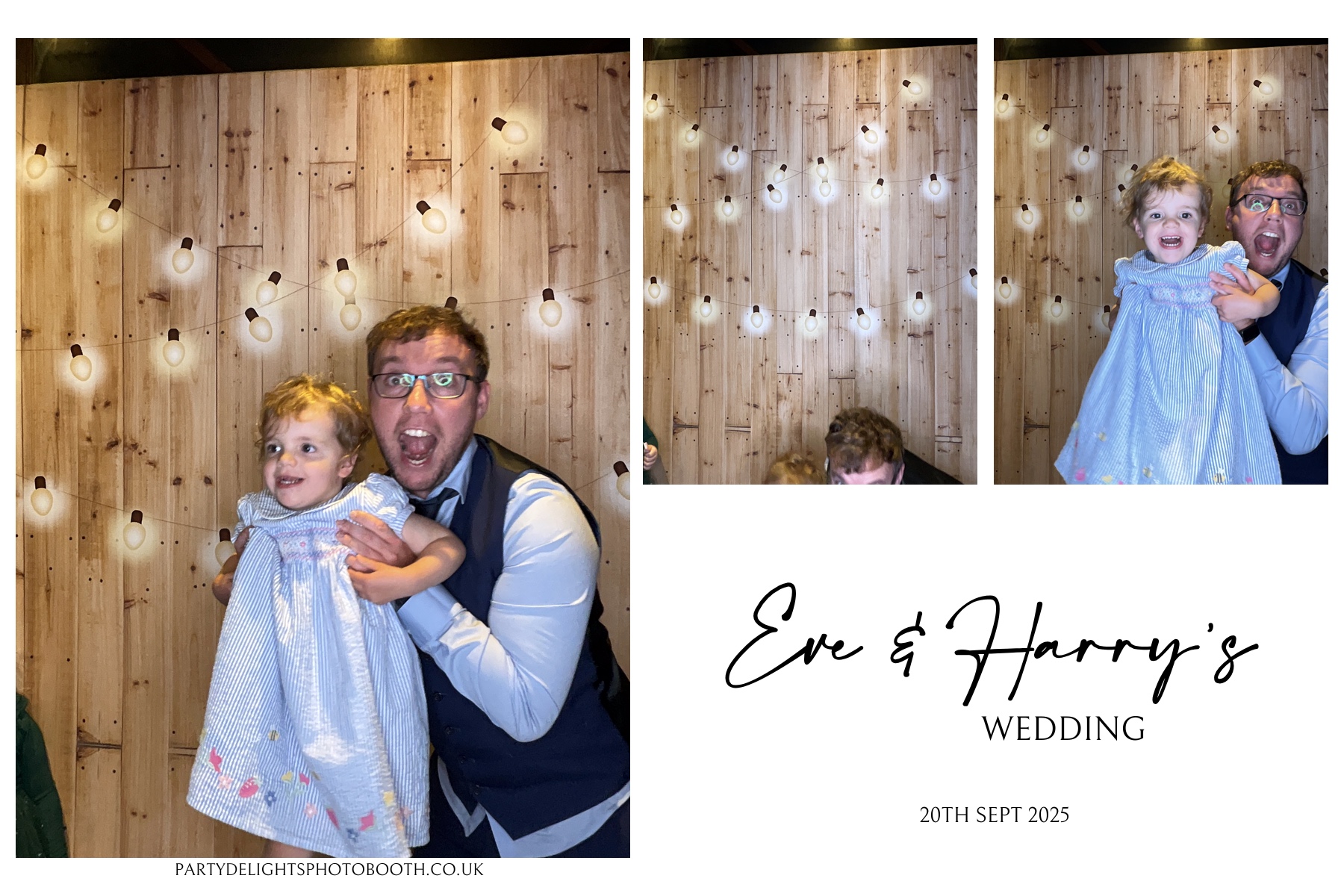 Wedding of Eve and Harry | View more photos from the event at gallery.partydelightsphotobooth.co.uk/u/PartyDelightsPhotoBooth/Wedding-of-Eve-and-Harry