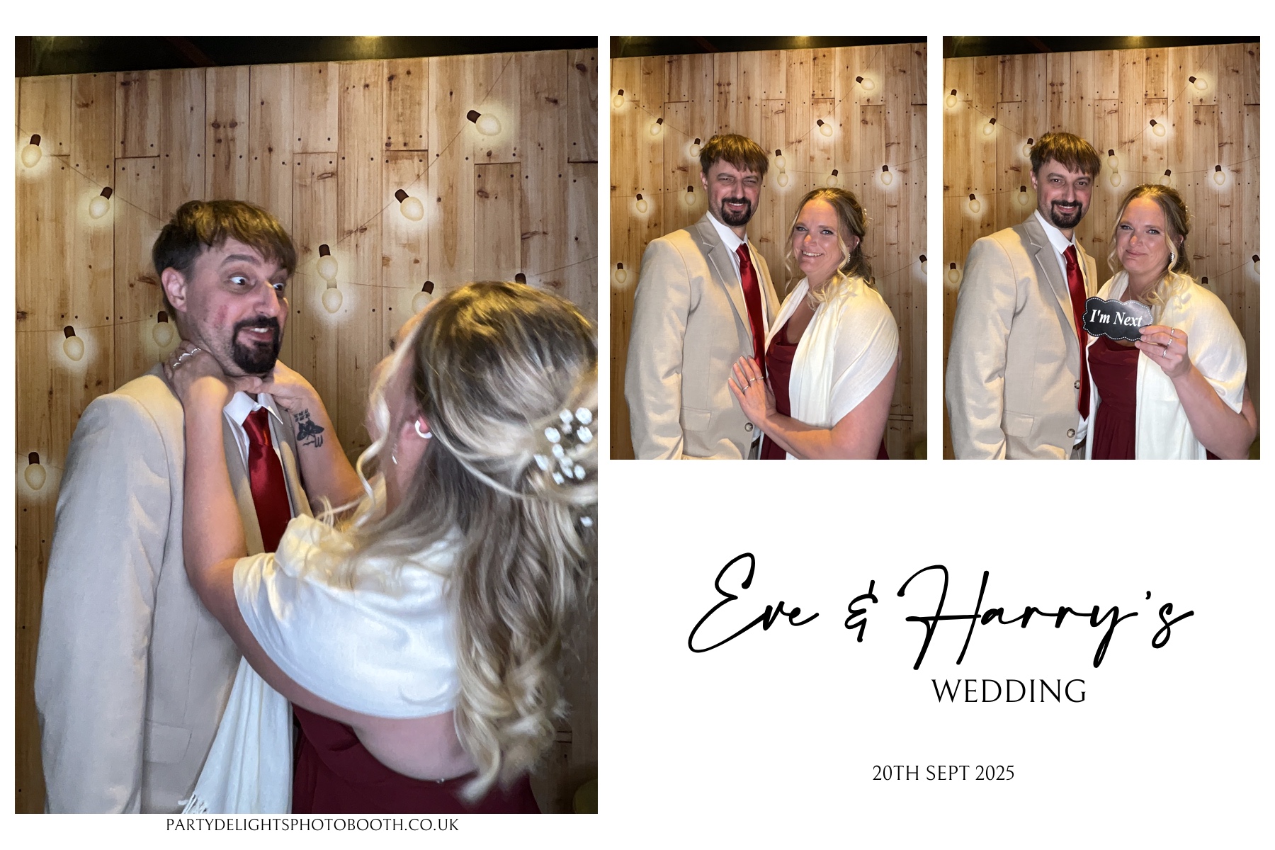 Wedding of Eve and Harry | View more photos from the event at gallery.partydelightsphotobooth.co.uk/u/PartyDelightsPhotoBooth/Wedding-of-Eve-and-Harry