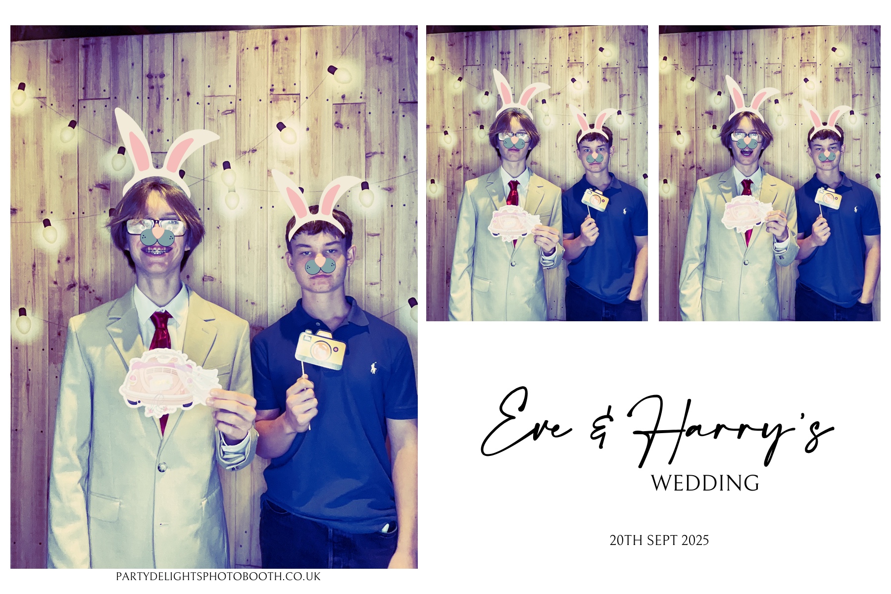 Wedding of Eve and Harry | View more photos from the event at gallery.partydelightsphotobooth.co.uk/u/PartyDelightsPhotoBooth/Wedding-of-Eve-and-Harry